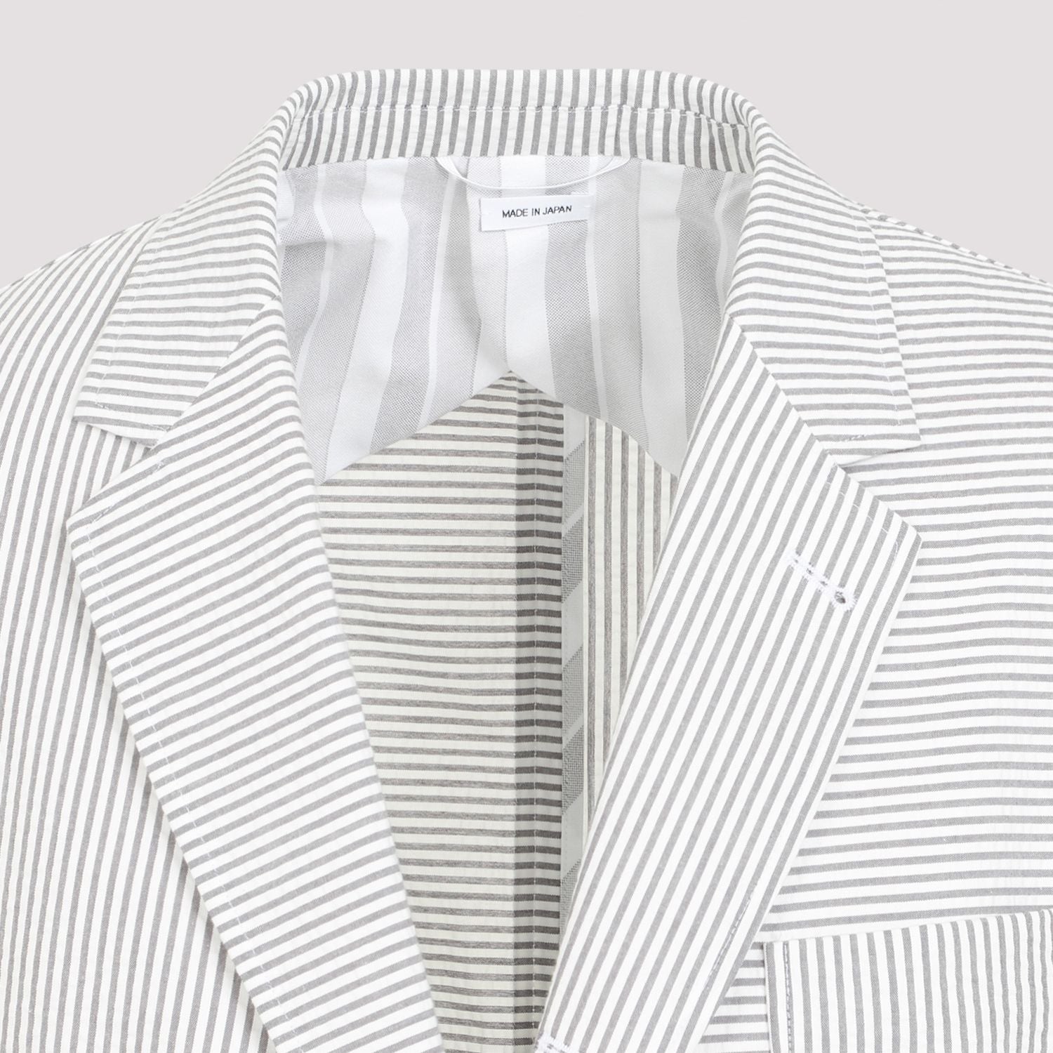 THOM BROWNE Seersucker Jacket for Men - SS24 Collection