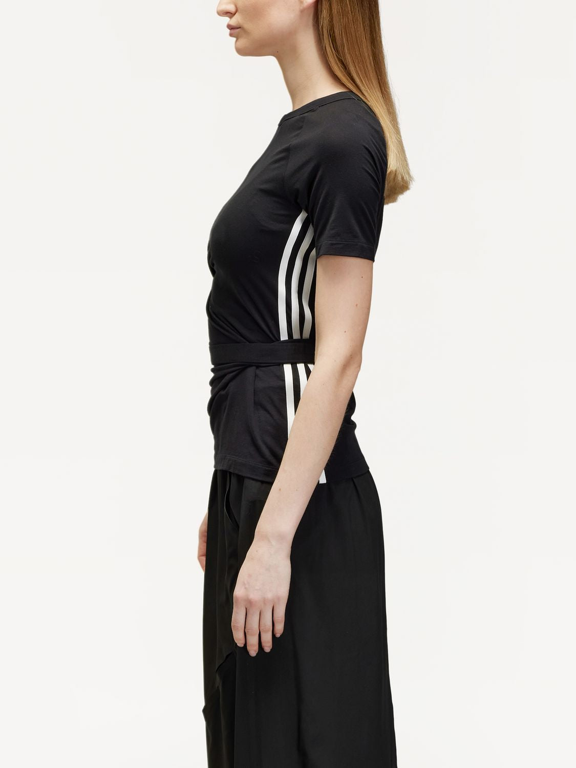 Y-3 Slim Fit T-Shirt with Laces - Size S