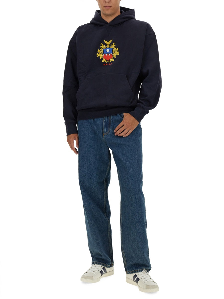 BALLY Men's Classic Cotton Blend Sweater - Size 50