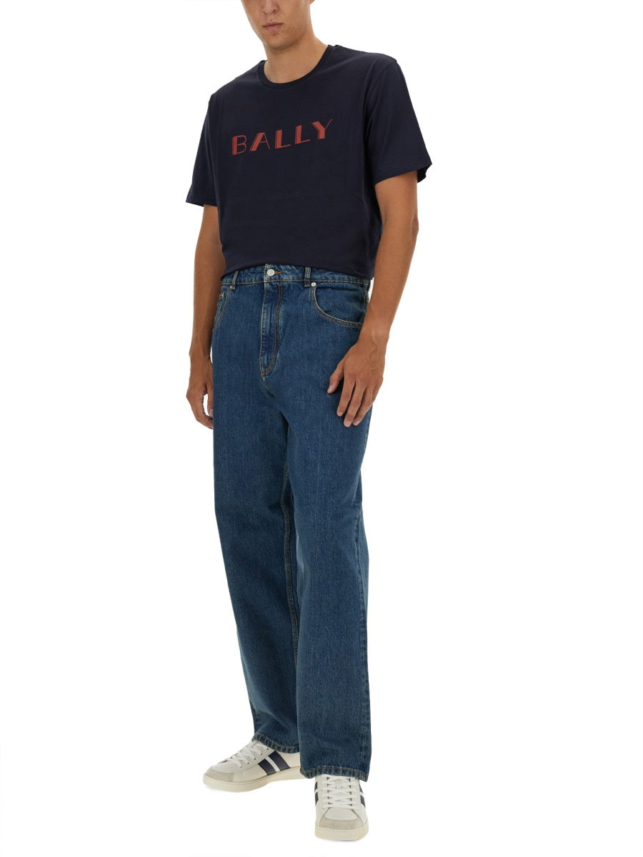 BALLY Men's Logo T-Shirt - Size L