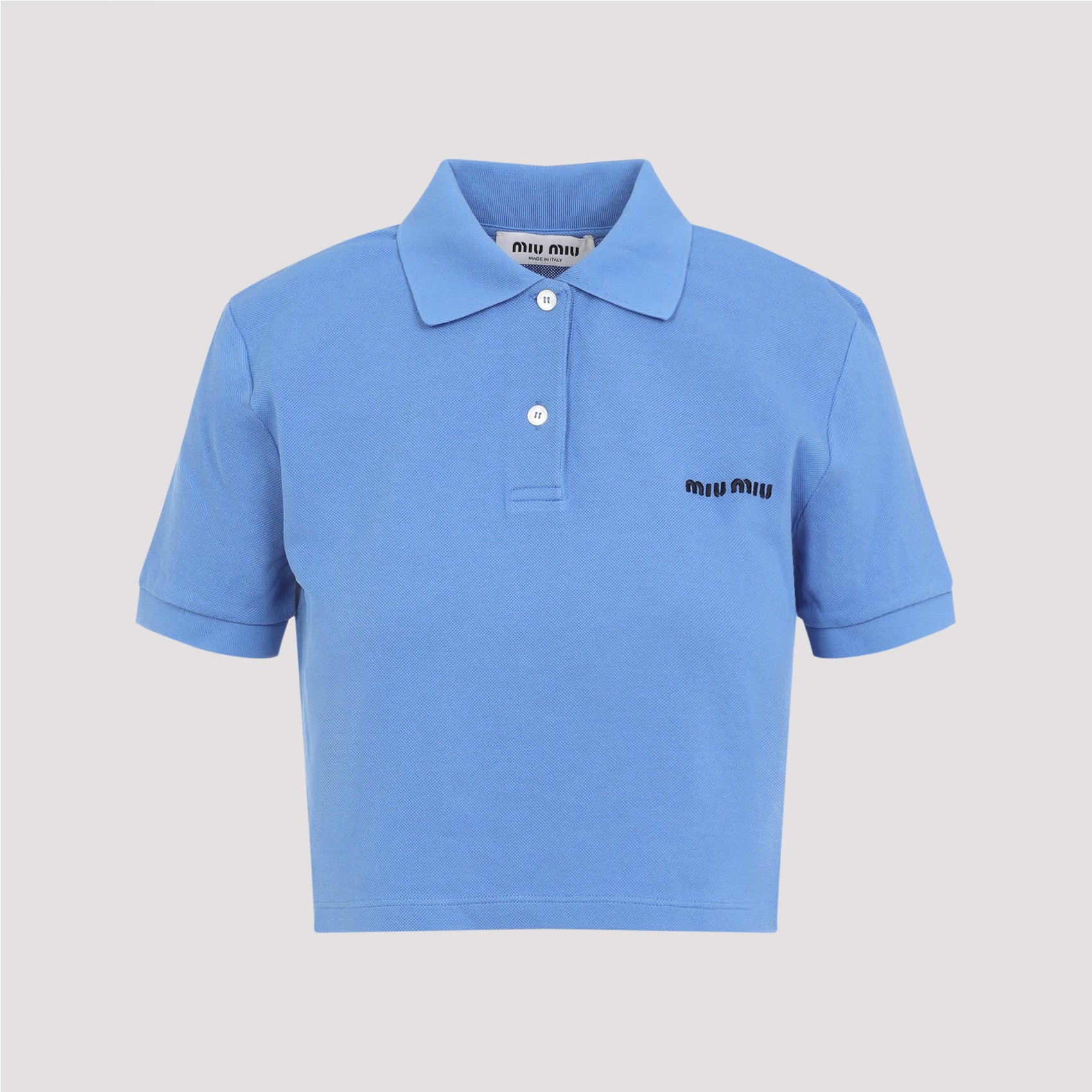 MIU MIU Piquet Polo Shirt for Women