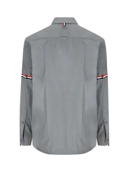 THOM BROWNE Classic Cotton Buttoned Shirt for Men