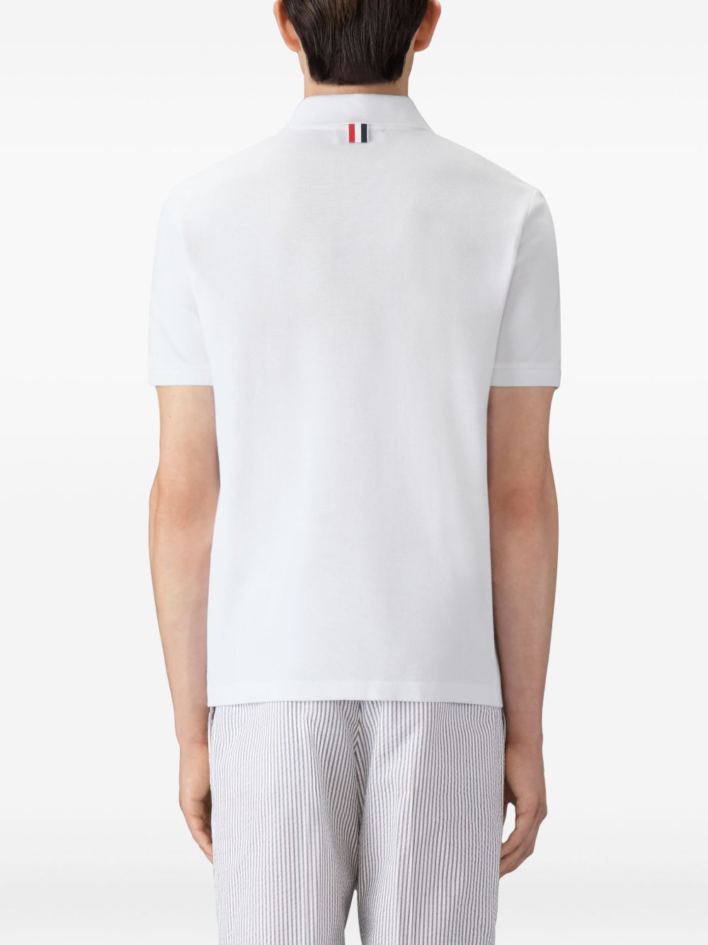 THOM BROWNE Men's Classic Cotton Polo Shirt