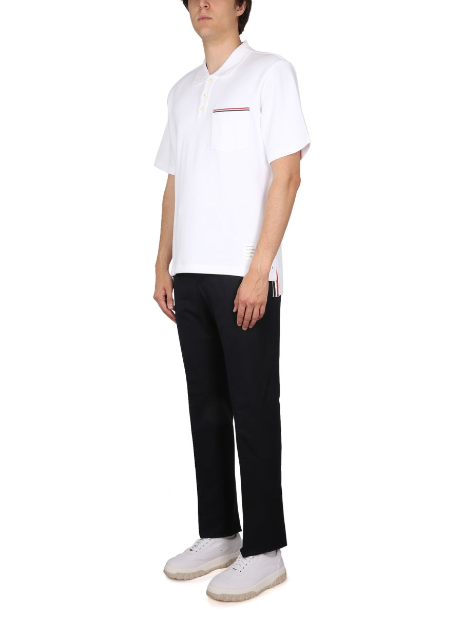 THOM BROWNE Men's Cotton T-Shirt - Wen Mini Style
