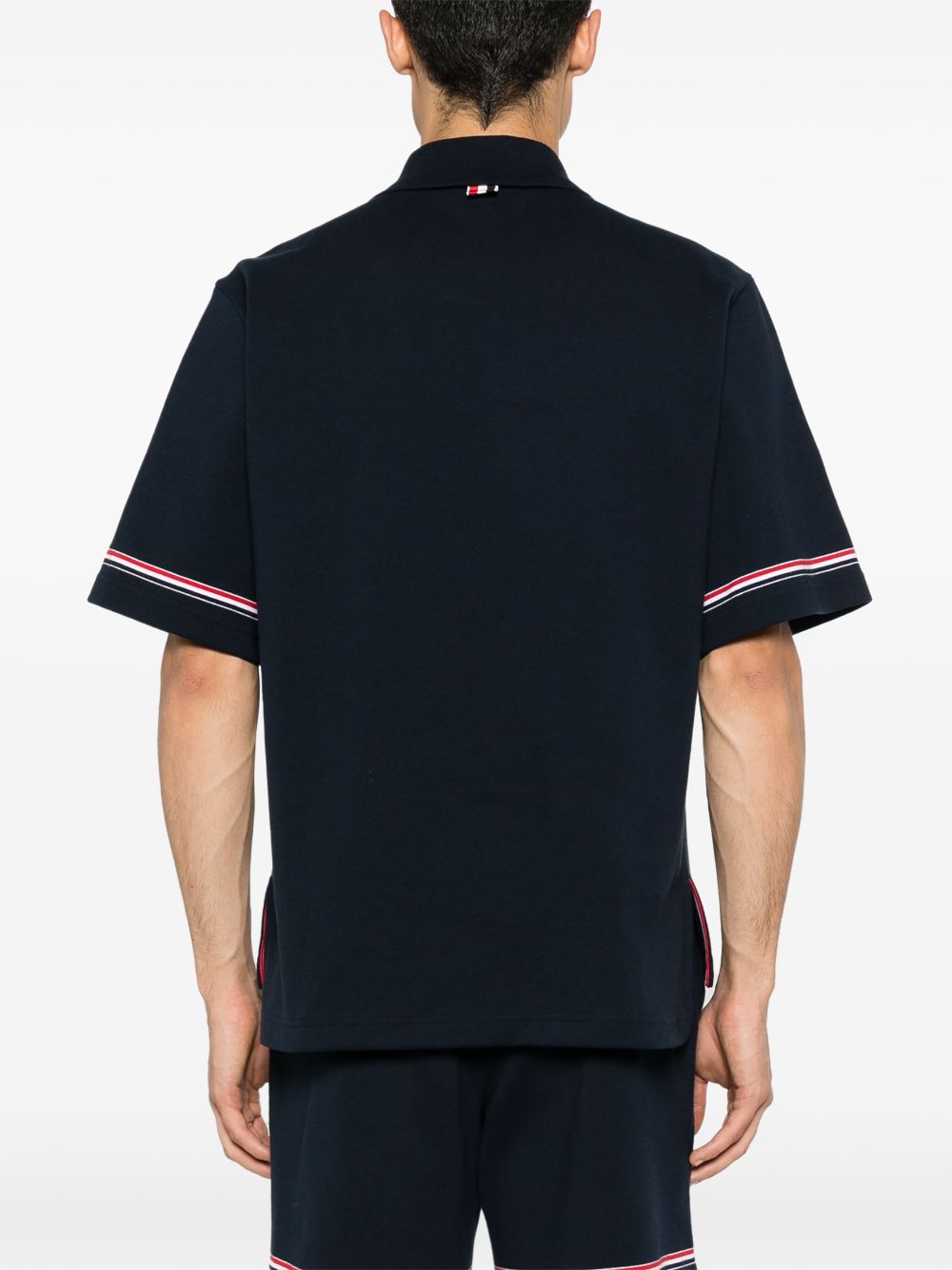 THOM BROWNE 100% Cotton Mini T-Shirt for Men