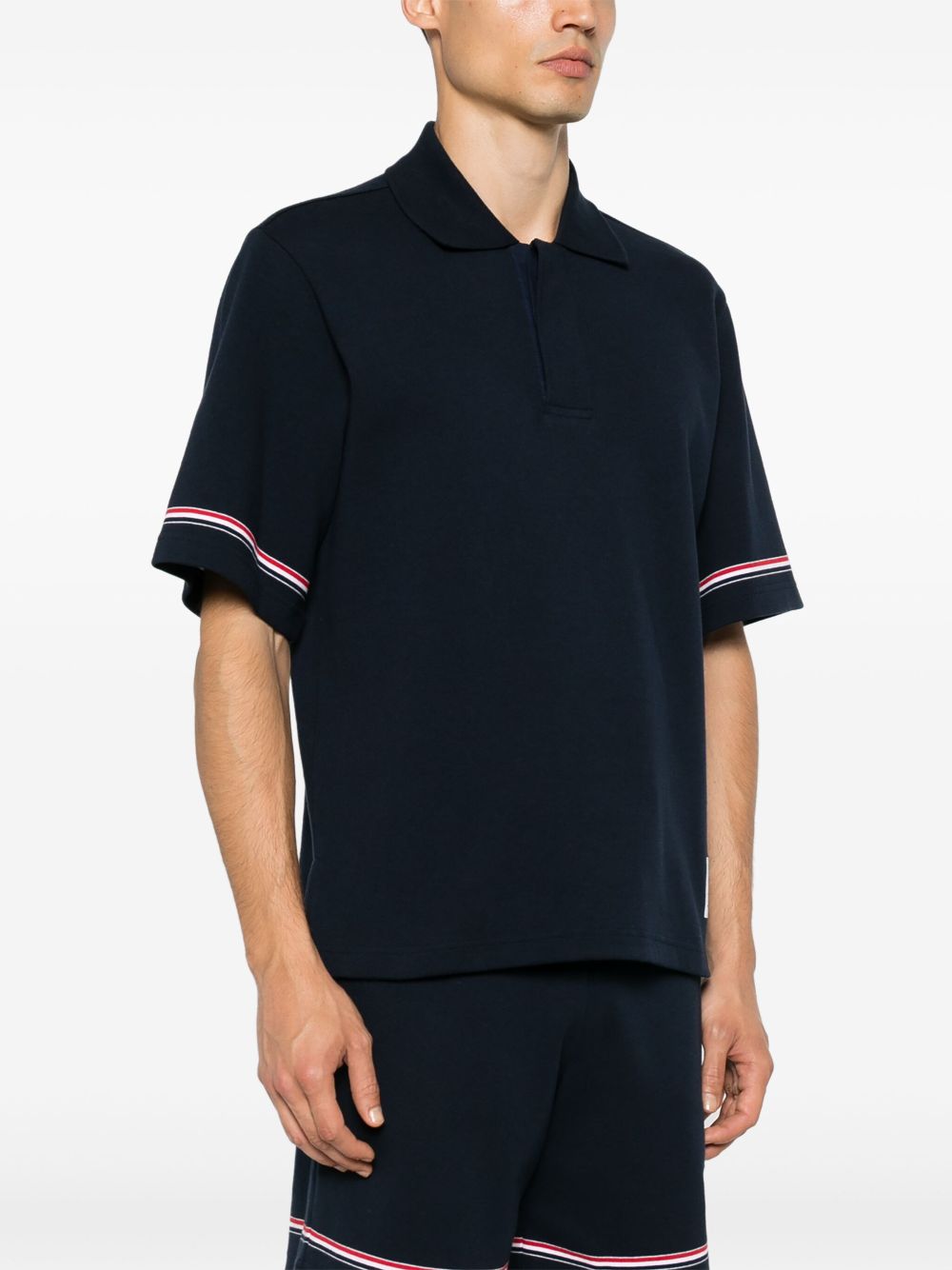 THOM BROWNE 100% Cotton Mini T-Shirt for Men