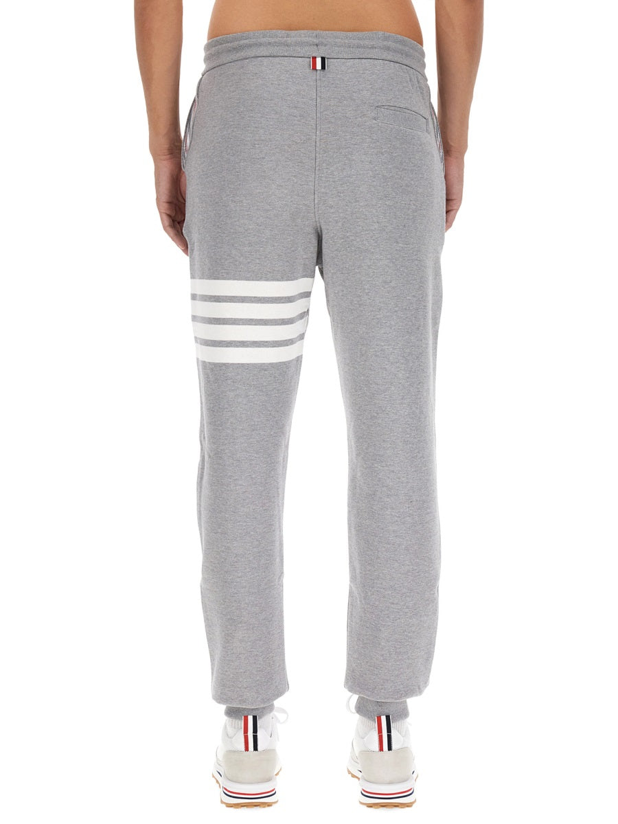 THOM BROWNE 4-Bar Signature Cotton Sweatpants