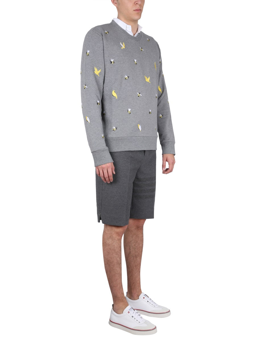 THOM BROWNE Men's Mini Bermuda 4-Bar Pants