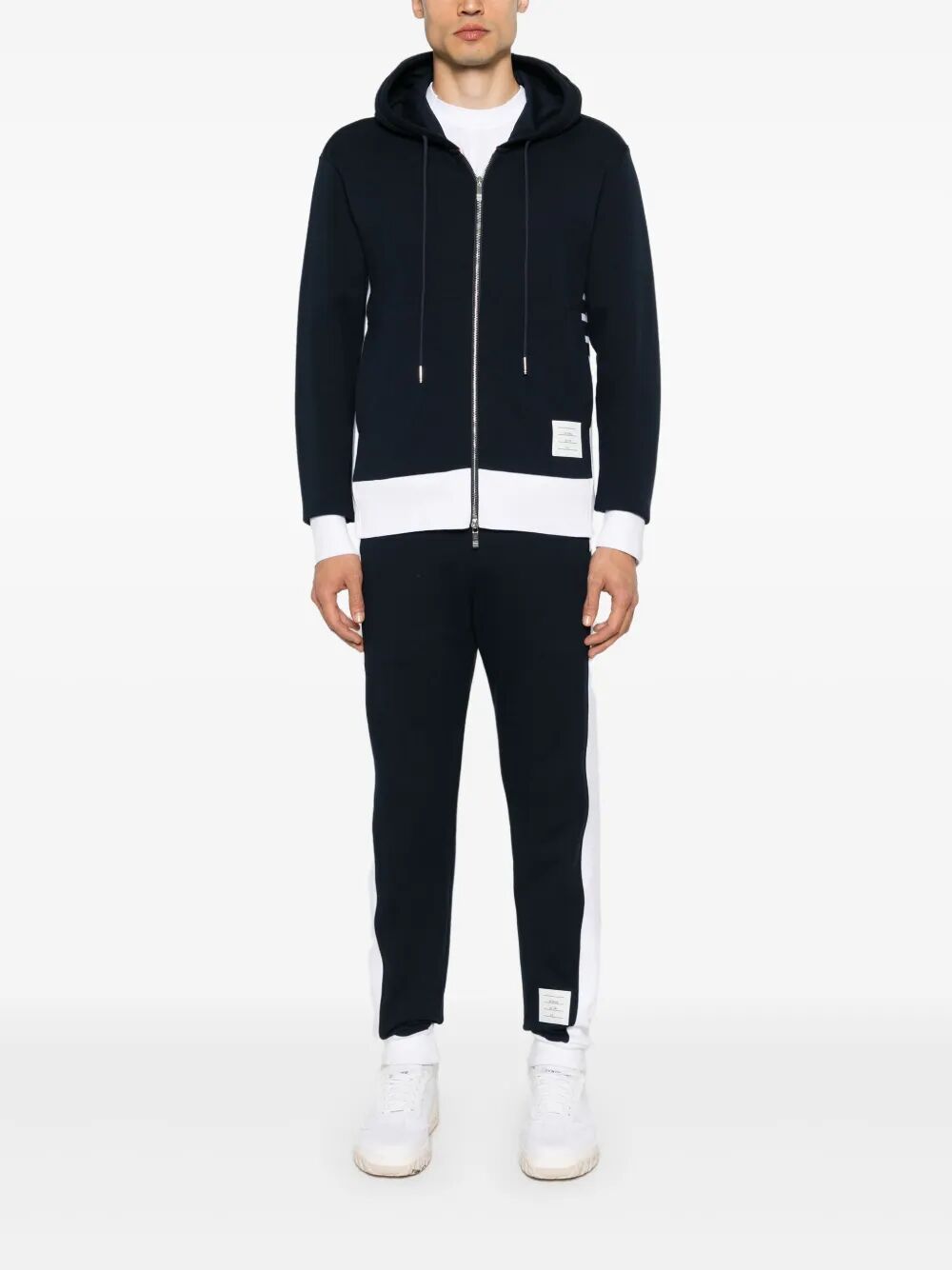 THOM BROWNE Engineered 4 Bar Solid Classic Loopback Sweatpants