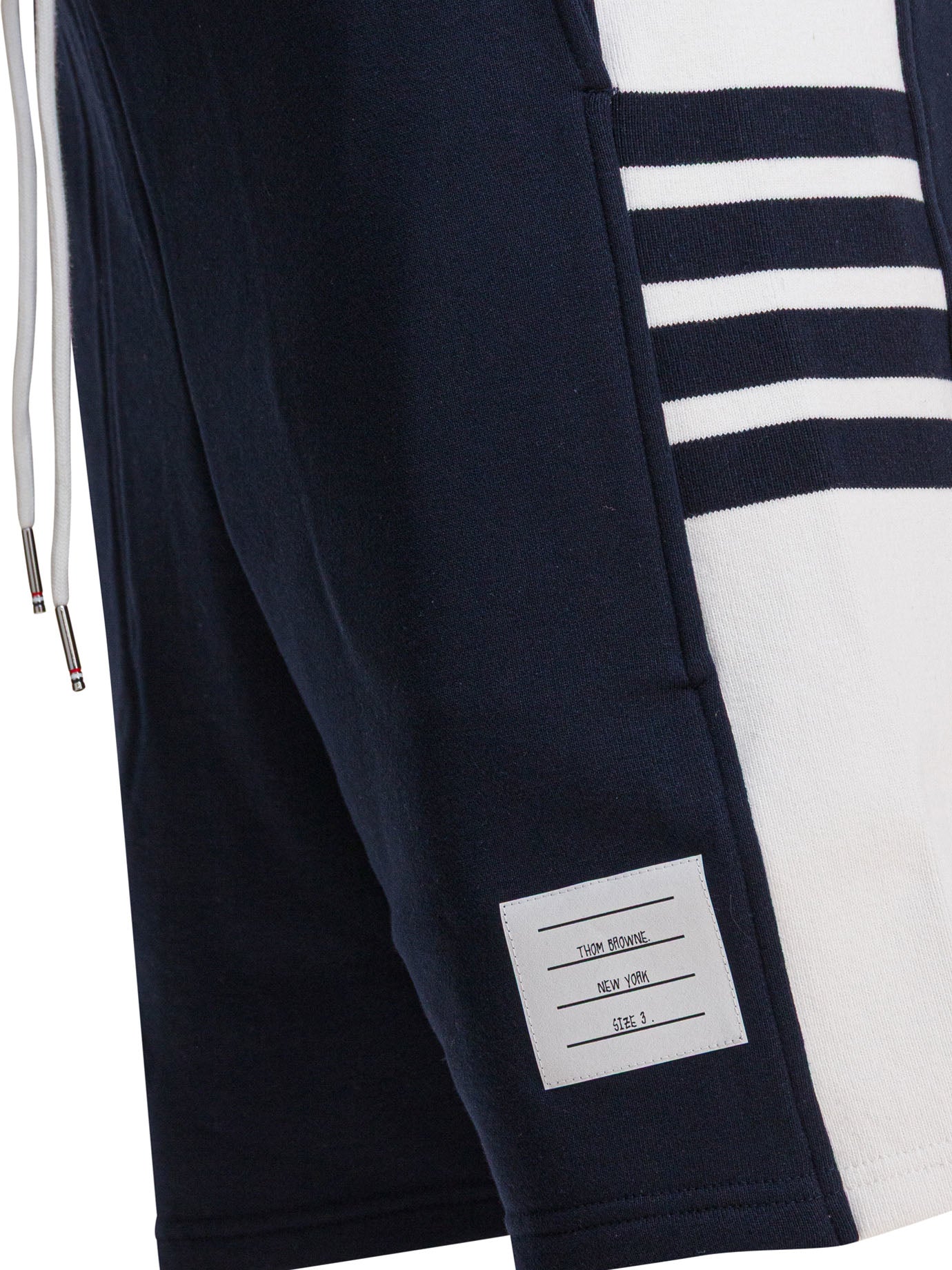 THOM BROWNE Relaxed Fit Loopback 4-Bar Shorts