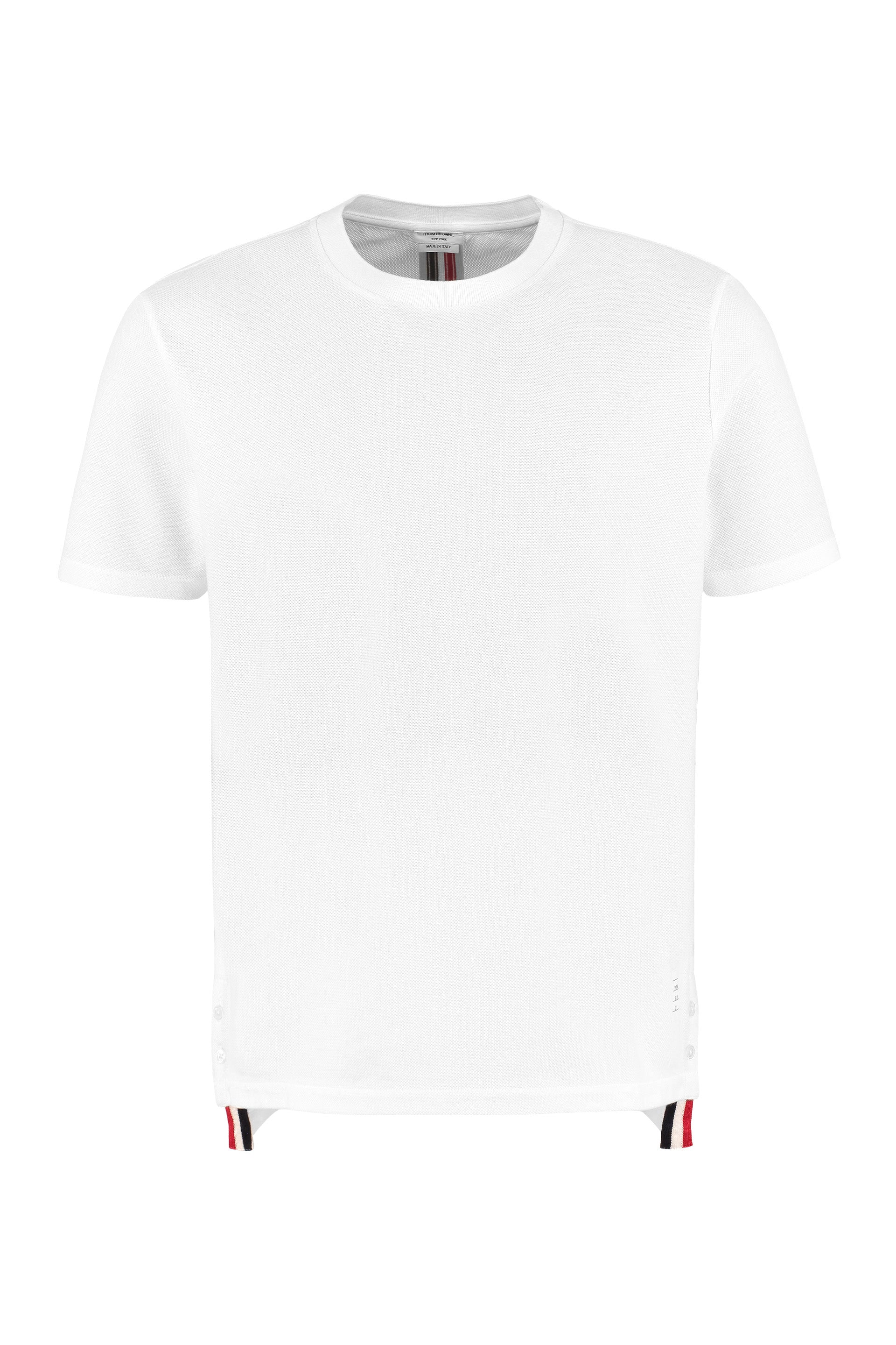 THOM BROWNE Classic 100% Cotton T-Shirt for Men