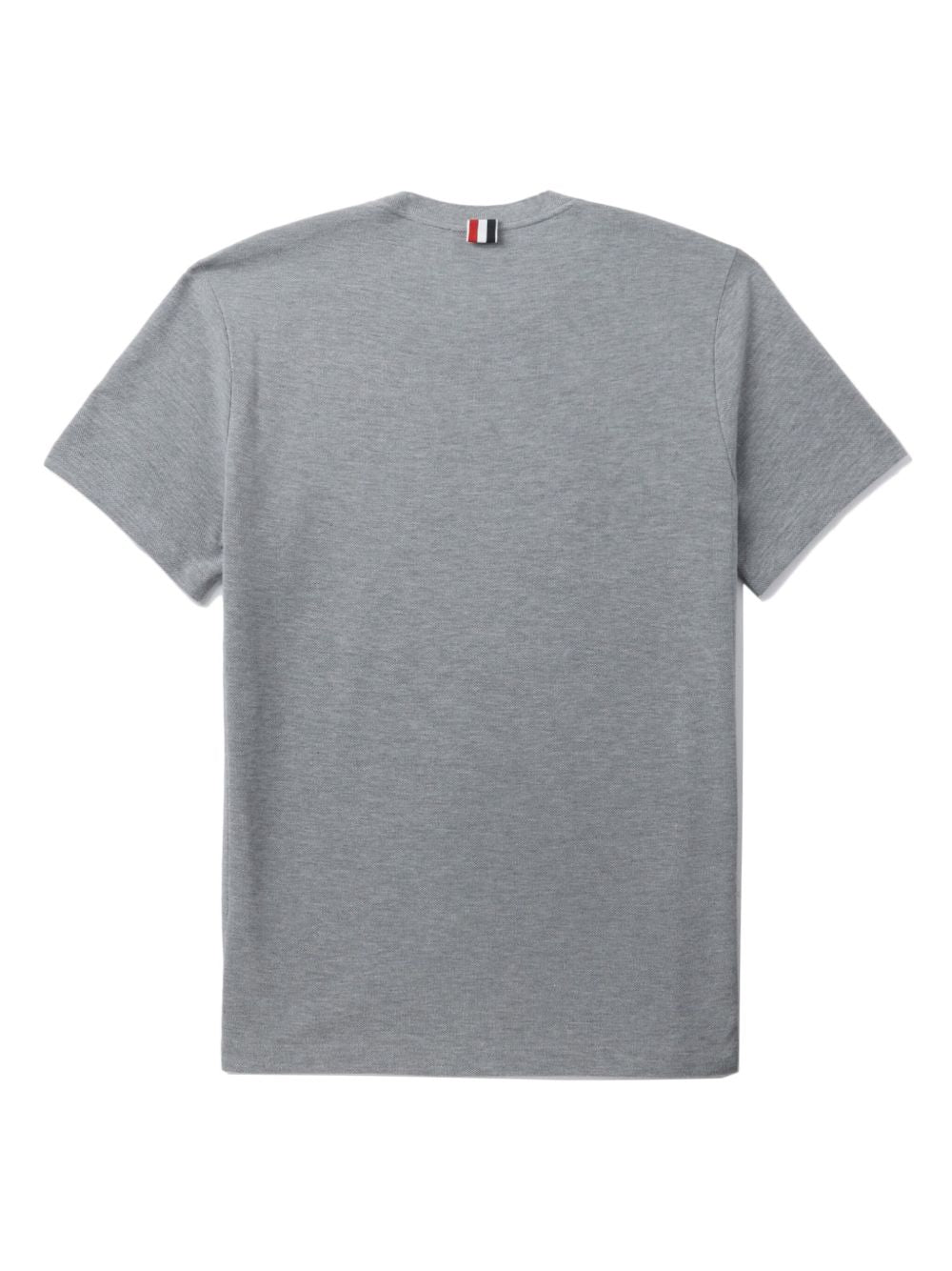 THOM BROWNE Men's Signature Crew Neck T-Shirt with 4-Bar Stripe Logo