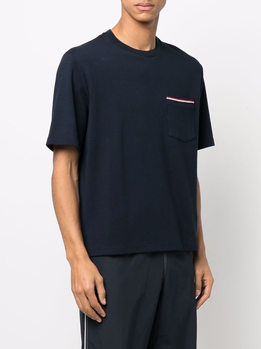 THOM BROWNE Classic Cotton Crew-Neck T-Shirt - Size 00-5