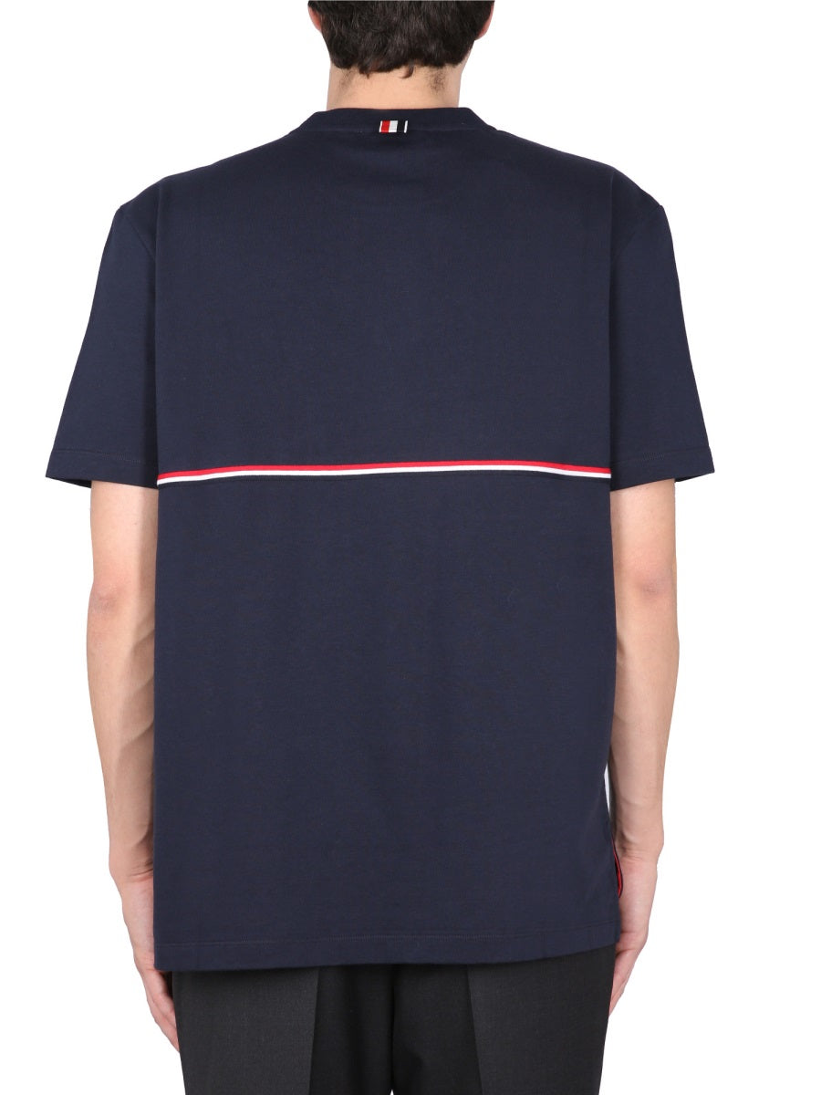 THOM BROWNE Classic RWB Graphic T-Shirt