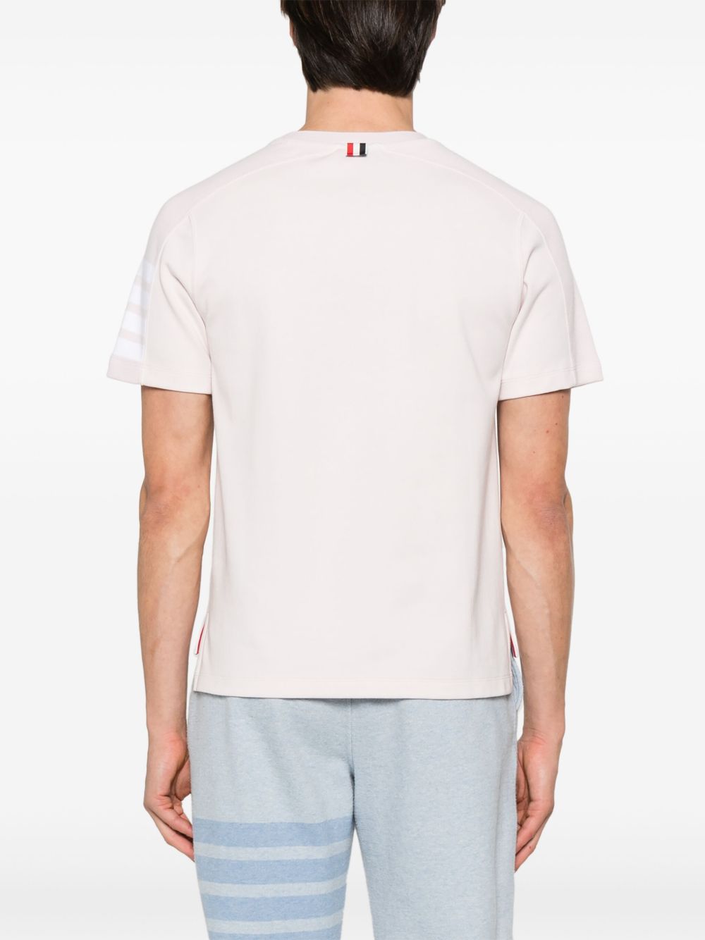 THOM BROWNE Crew Neck Mini Tee for Men