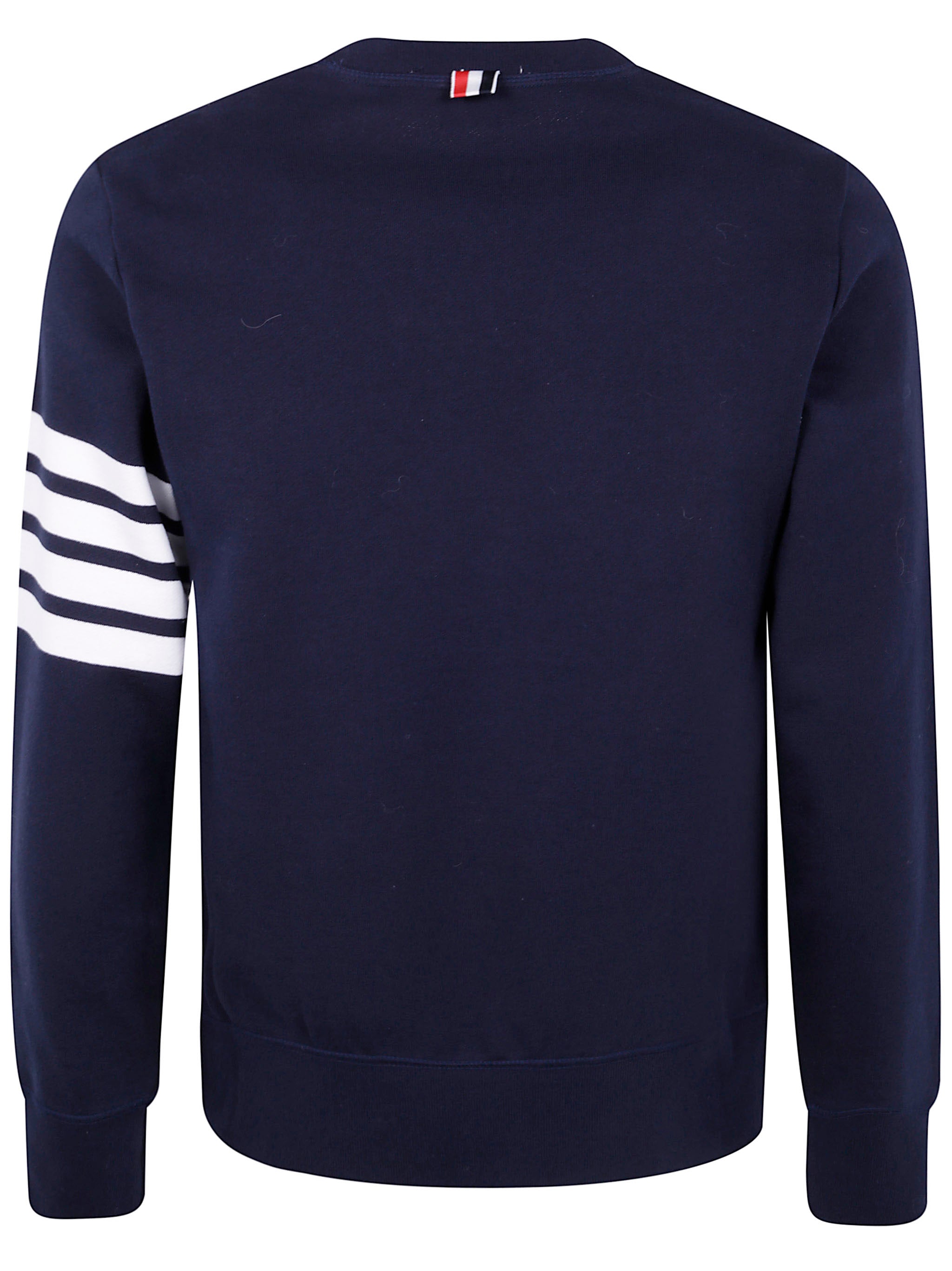 THOM BROWNE Classic Loopback Sweatshirt with Engineered 4 Bar