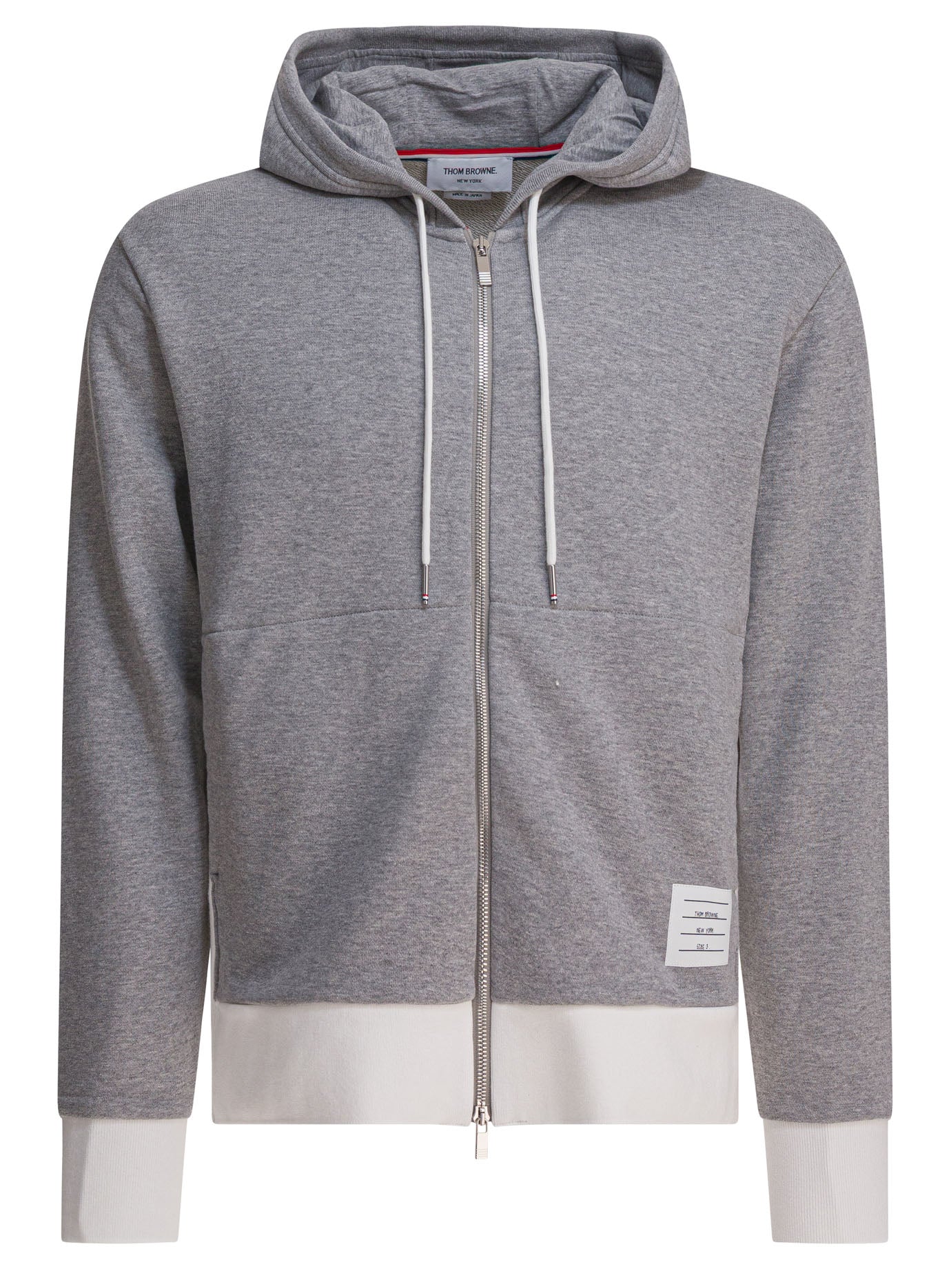 THOM BROWNE Full Zip Hoodie - Size 1