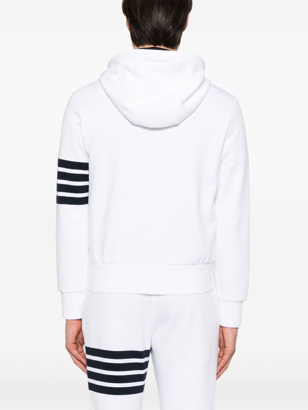 THOM BROWNE 4-Bar Cotton Hoodie