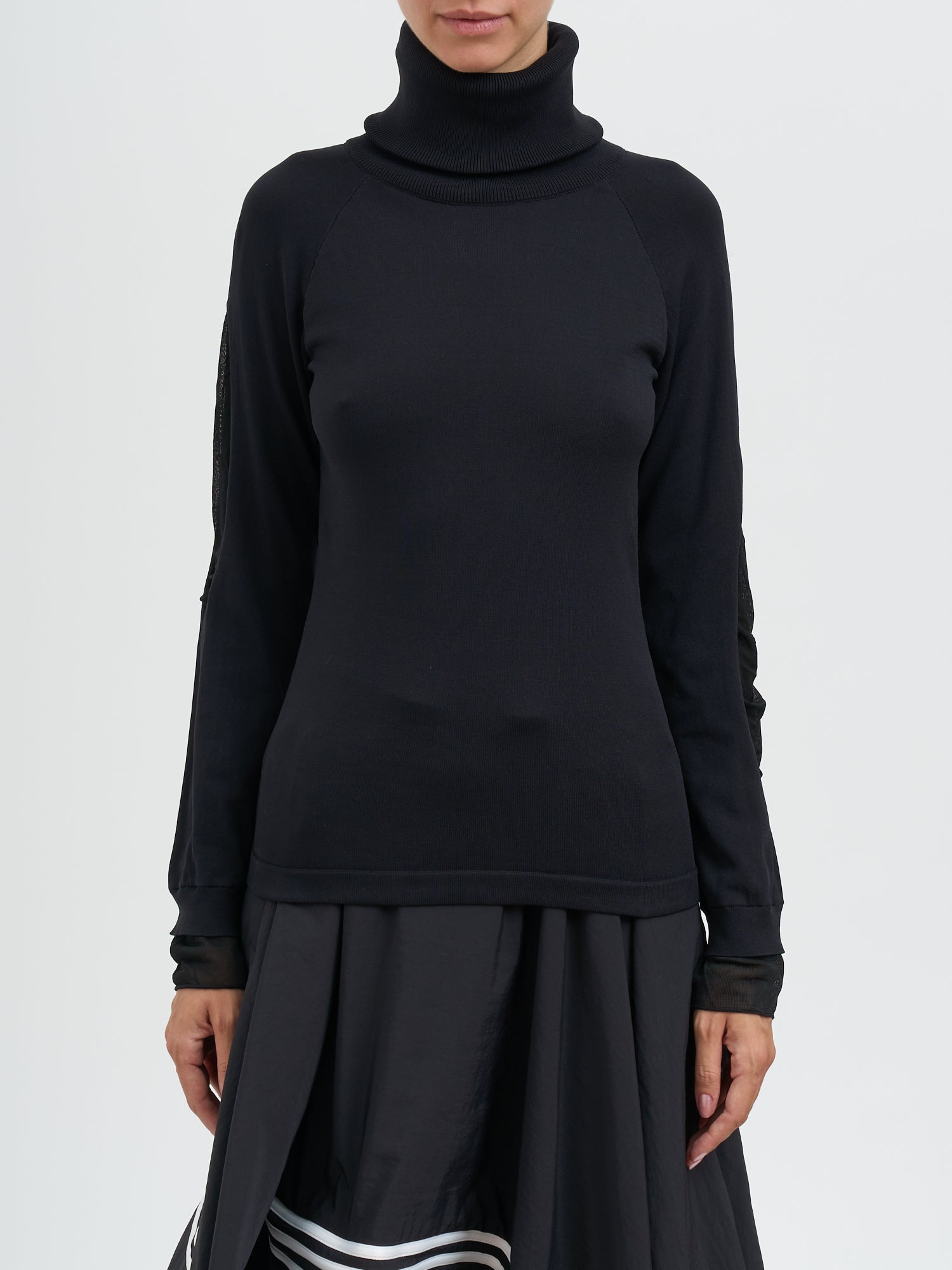 Y-3 Women's Knit Hoodie with Semi-Sheer Vents