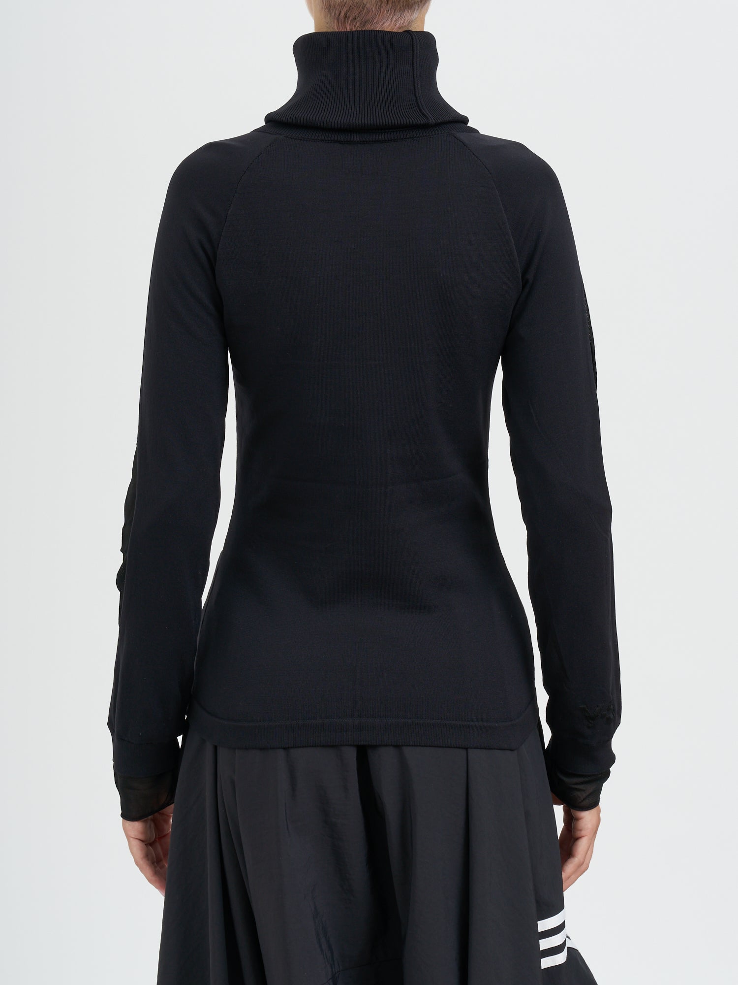 Y-3 Women's Knit Hoodie with Semi-Sheer Vents