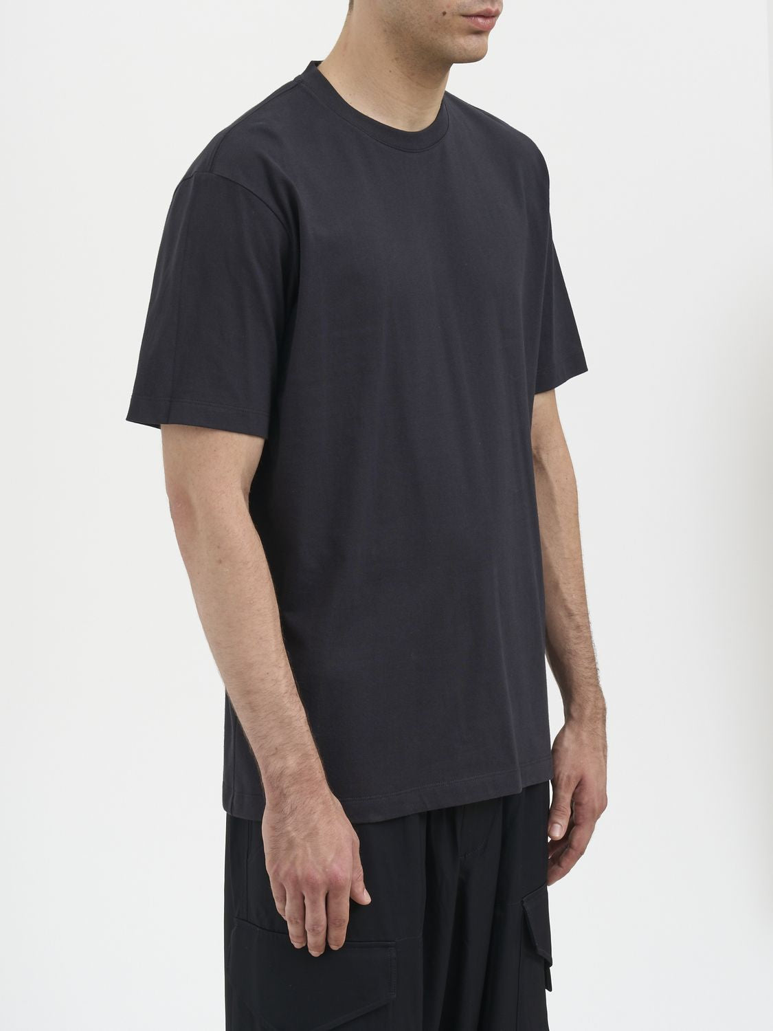 Y-3 Graphic Print T-Shirt with Cut Sleeves