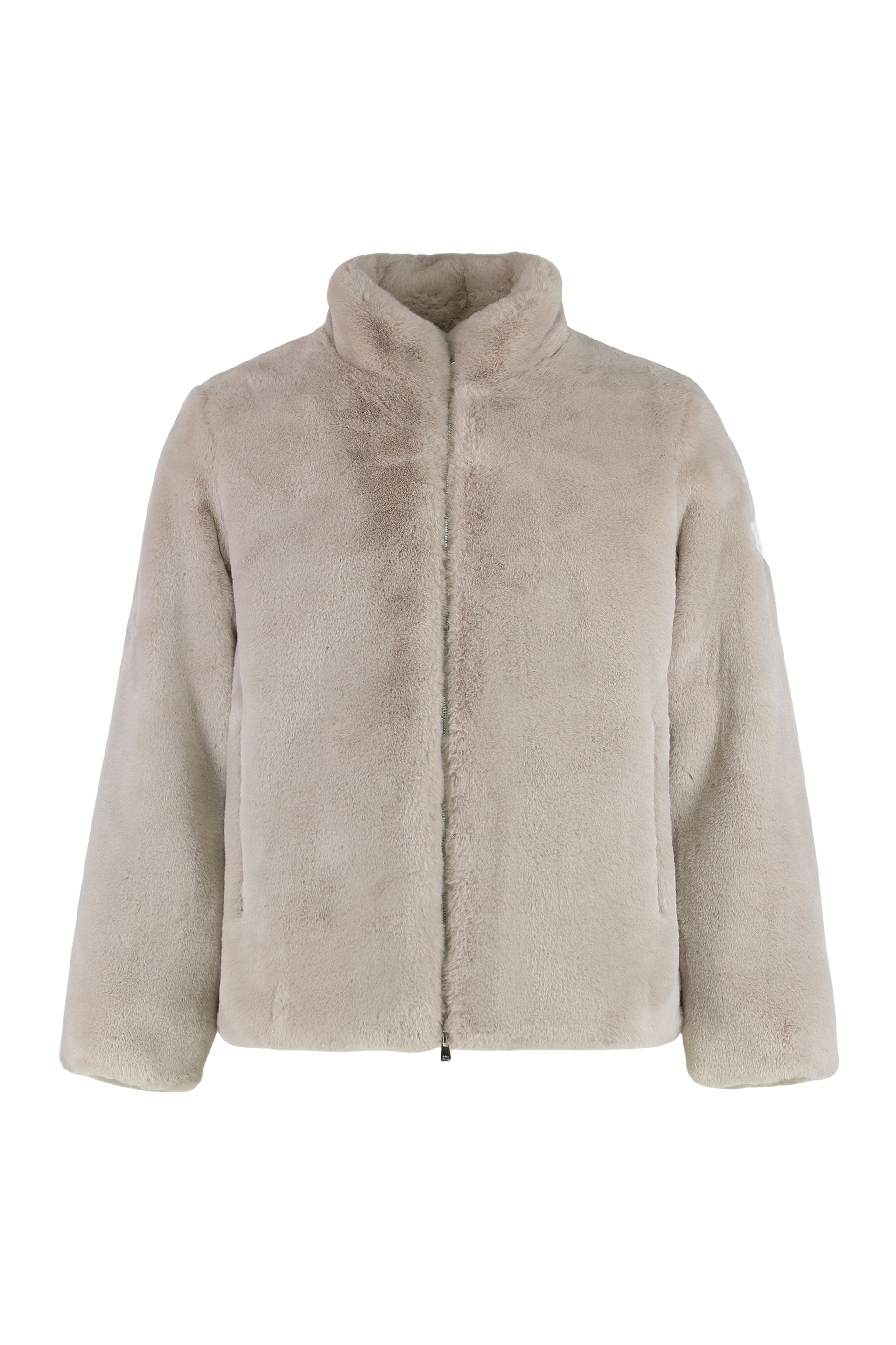 TATRAS Men's Eco-Fur Bomber Jacket - Size Options Available