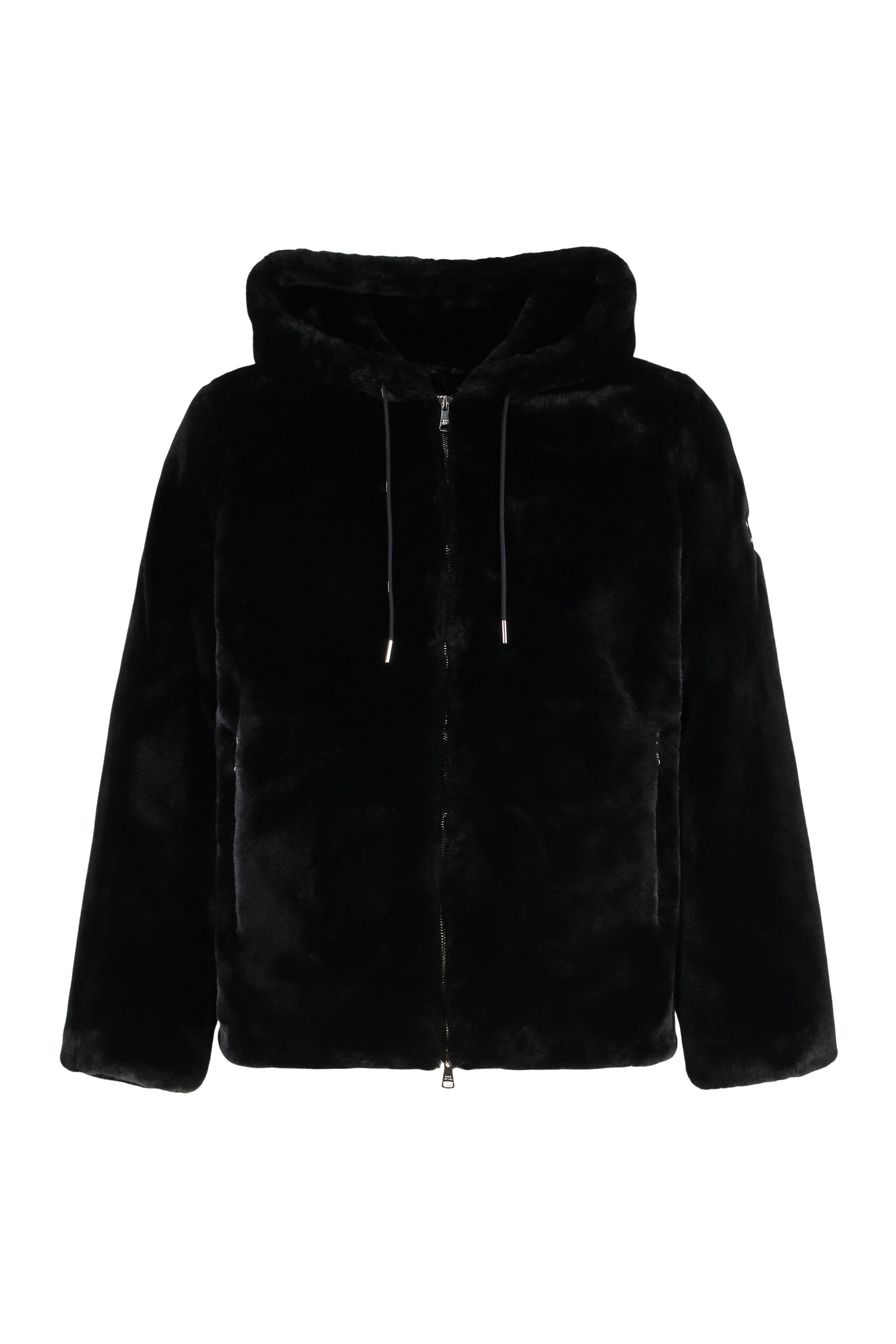 TATRAS Hooded Blouson Jacket in Eco-Fur