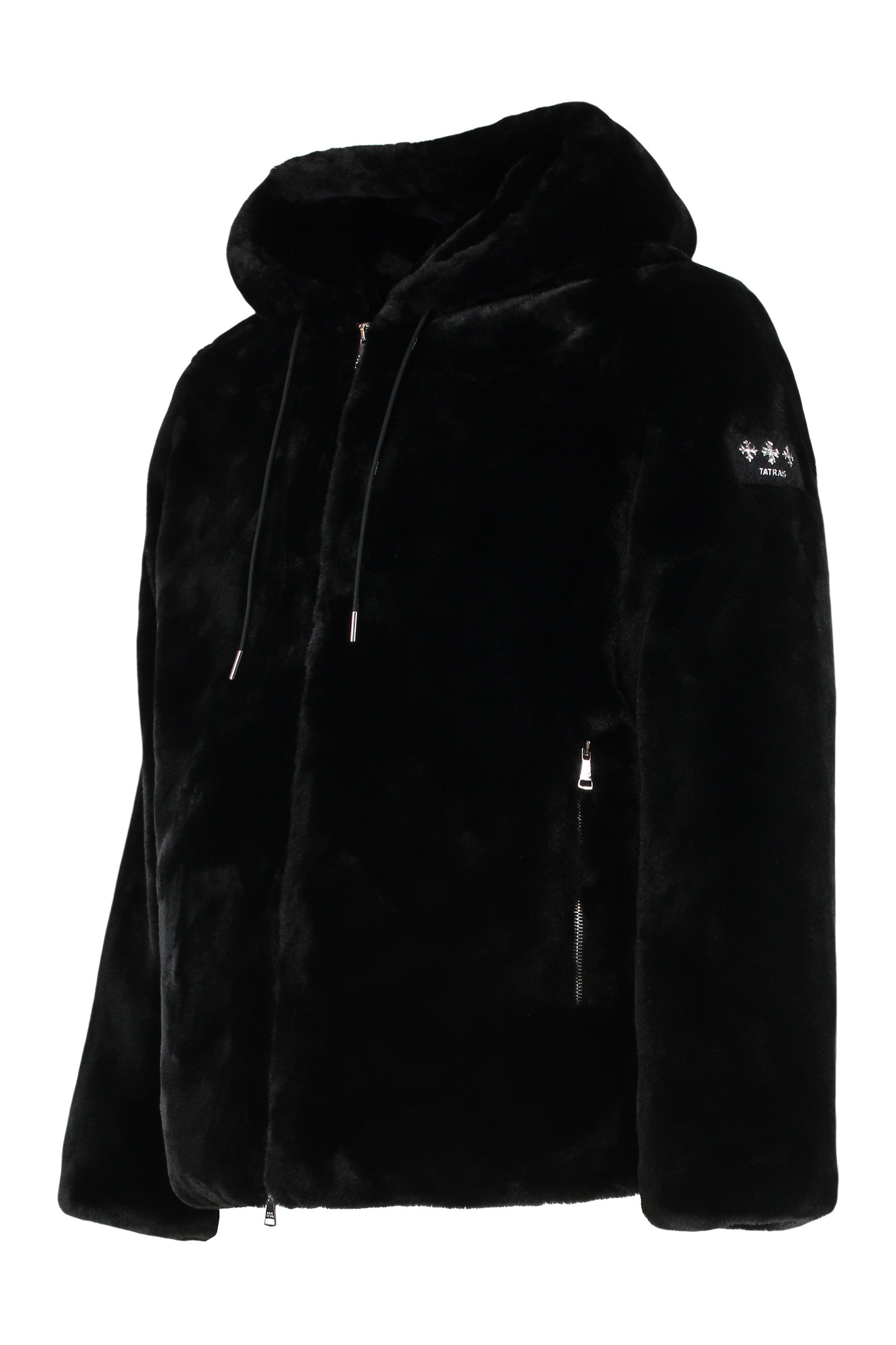 TATRAS Hooded Blouson Jacket in Eco-Fur