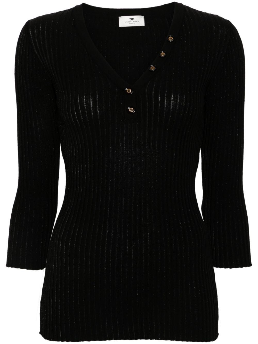 ELISABETTA FRANCHI Ribbed Knit Jumper for Women