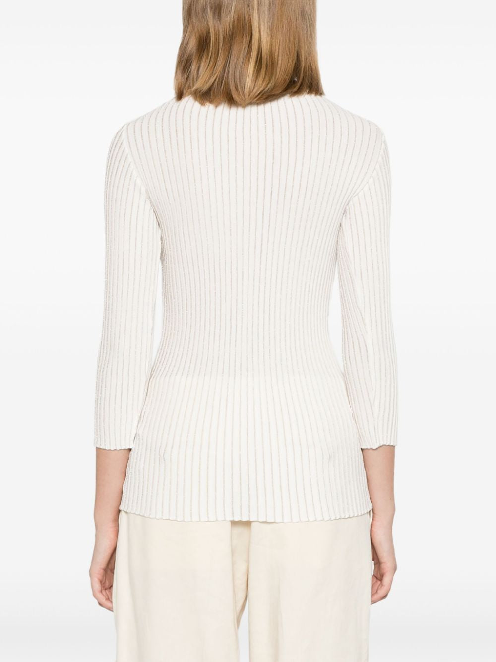 ELISABETTA FRANCHI Ribbed Knit Jumper for Women - Fall/Winter 2025