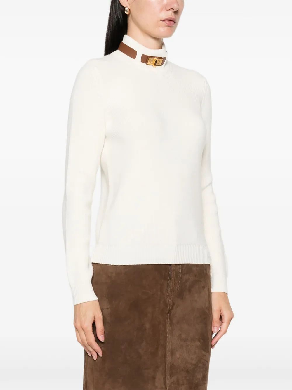 ELISABETTA FRANCHI Chic Knit Sweater for Women - FW25
