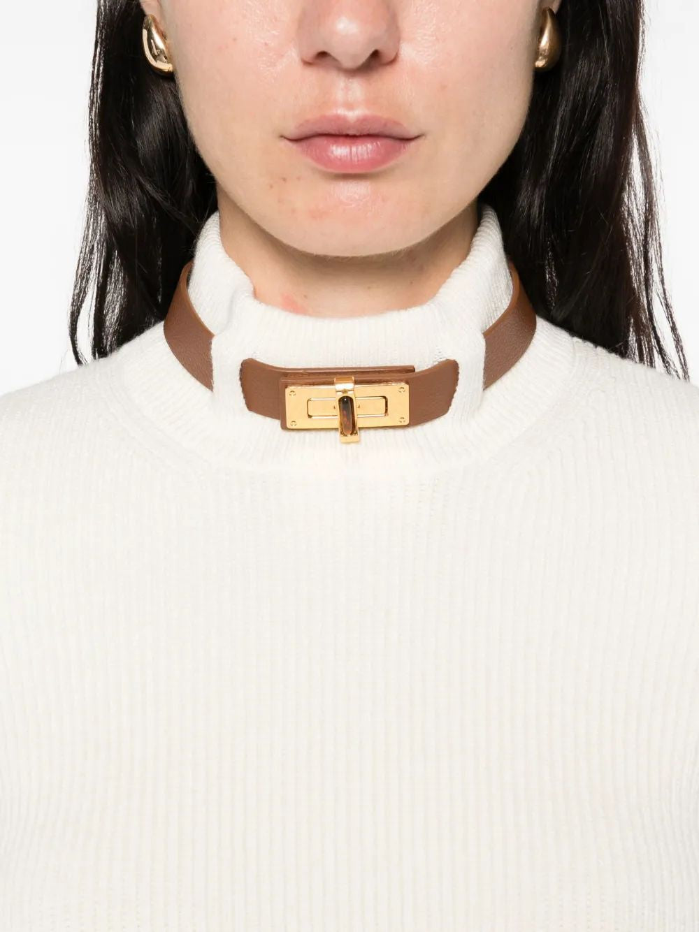 ELISABETTA FRANCHI Chic Knit Sweater for Women - FW25