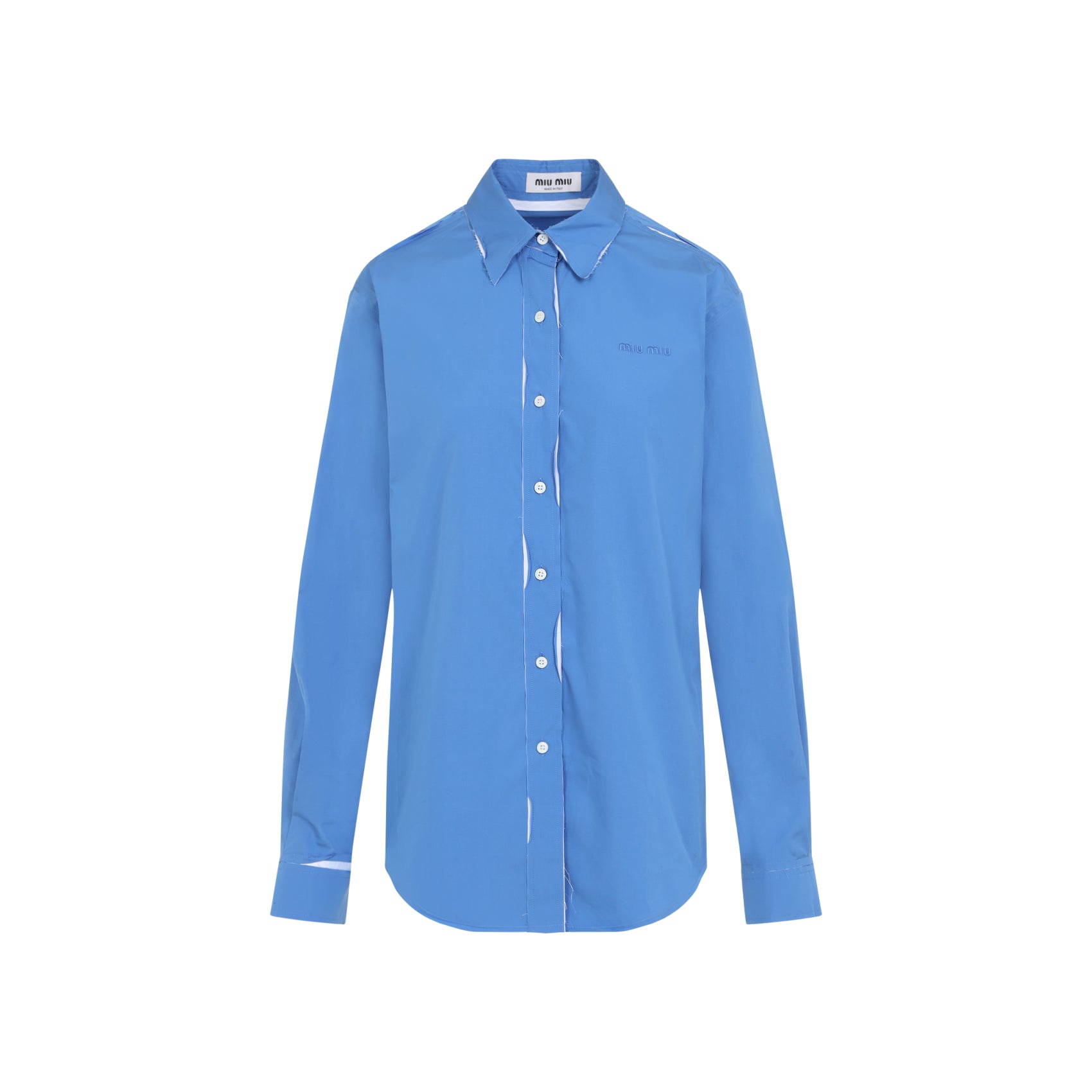 MIU MIU Poplin Shirt for Women - SS25 Collection