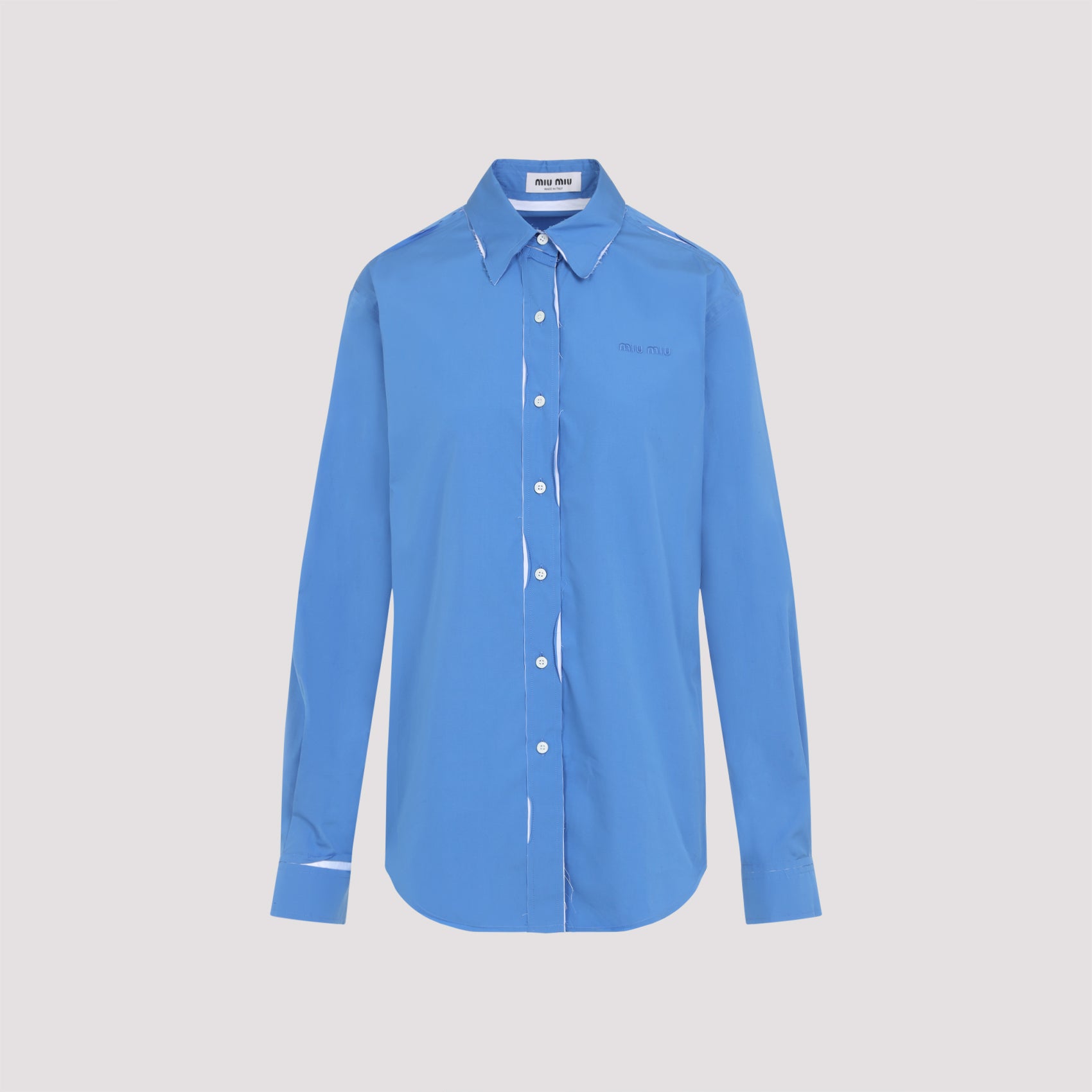 MIU MIU Poplin Shirt for Women - SS25 Collection