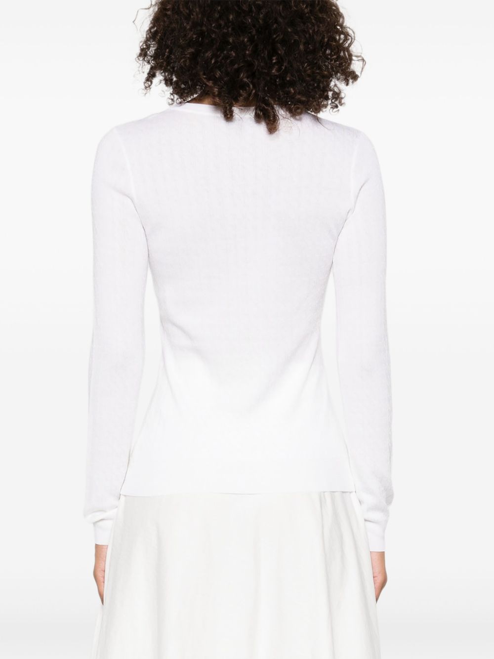 ELISABETTA FRANCHI Wool Blend Crewneck Sweater