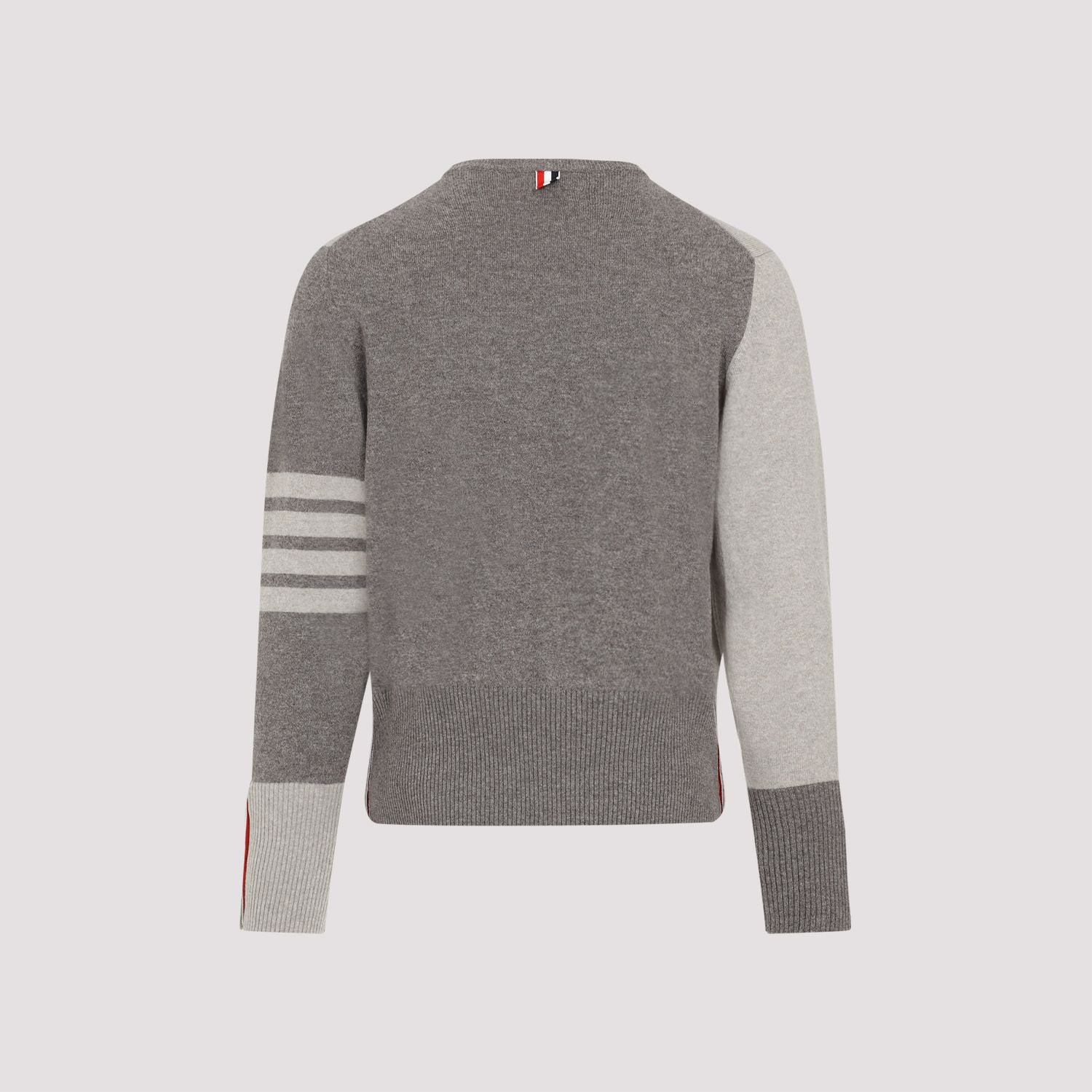 THOM BROWNE Two-Tone Cashmere Sweater for Men