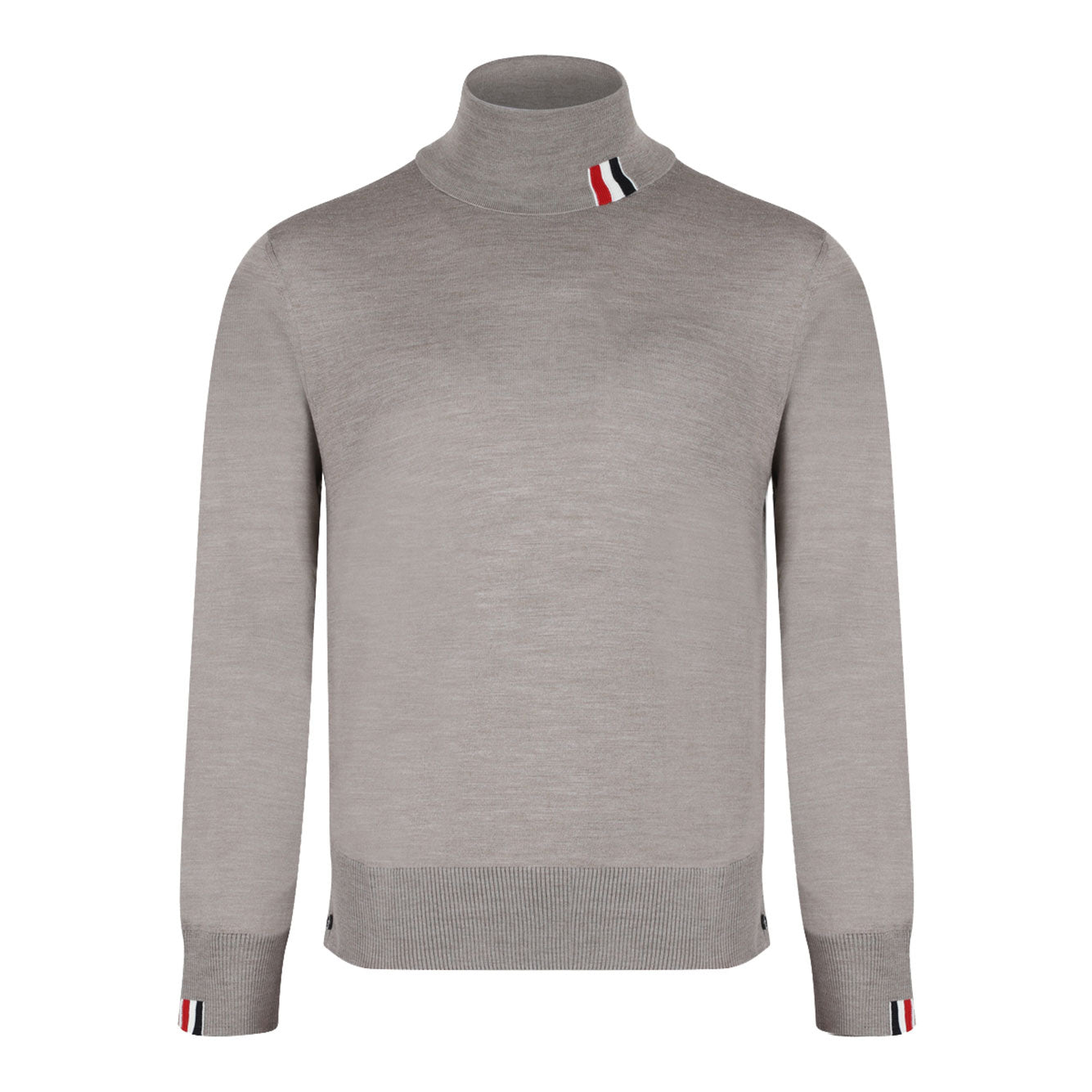 THOM BROWNE Classic Virgin Wool Sweater - Medium Size