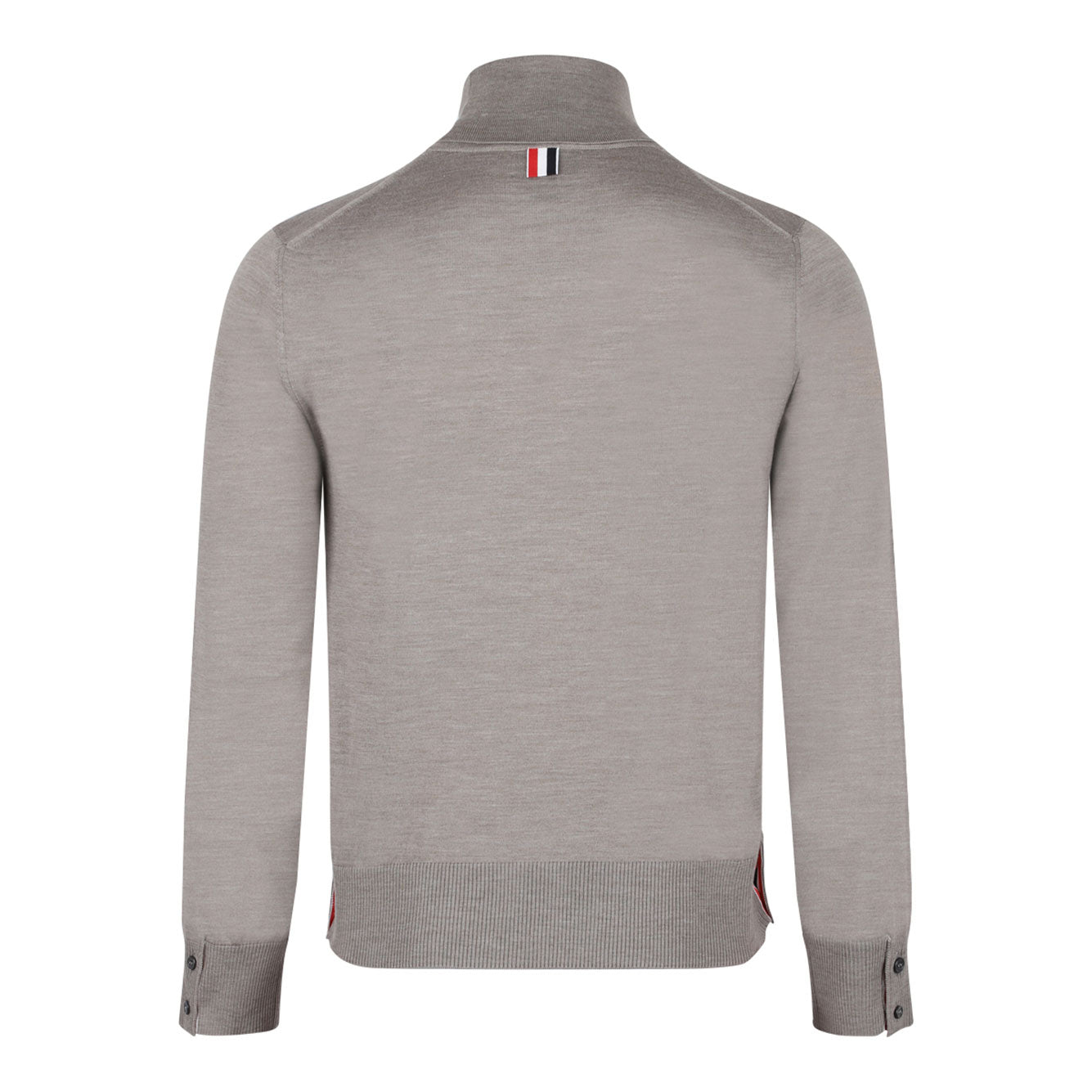 THOM BROWNE Classic Virgin Wool Sweater - Medium Size