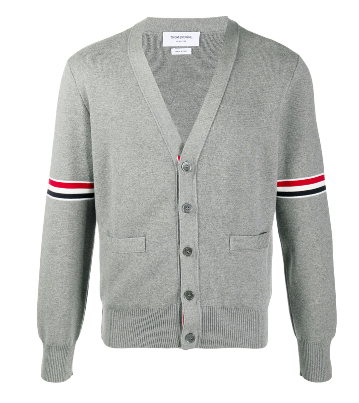 THOM BROWNE Classic Cotton Sweatshirt - Men's Size Large