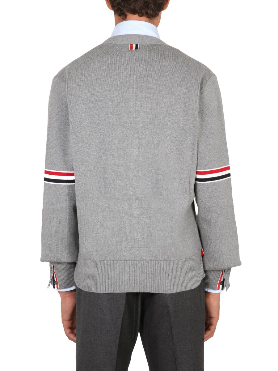 THOM BROWNE Men's Mini Cotton Cardigan