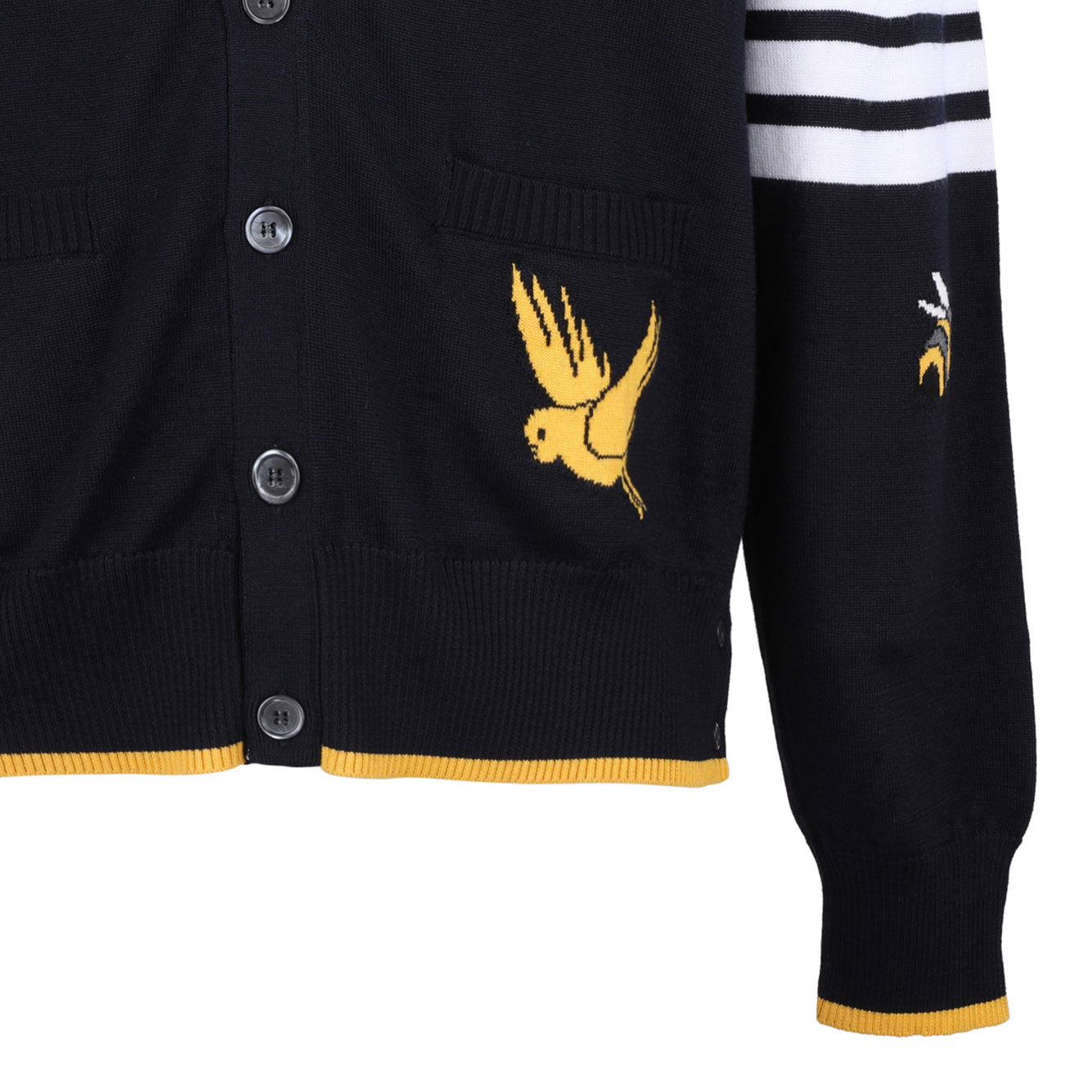 THOM BROWNE Classic Wool Cotton Sweater for Men