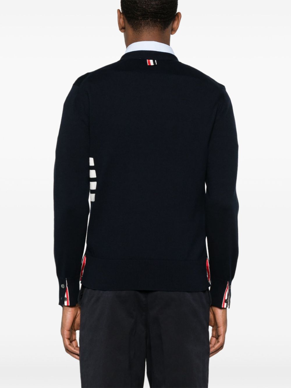 THOM BROWNE Cozy, Stylish Knit Sweater for Men
