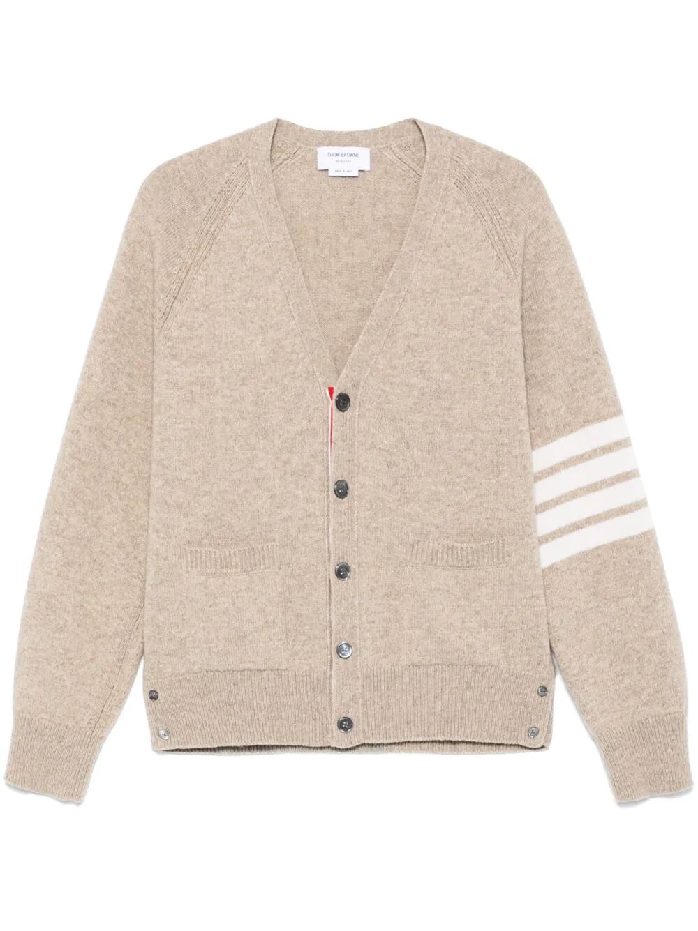 THOM BROWNE Men's V Neck Cardigan - FW25 Style