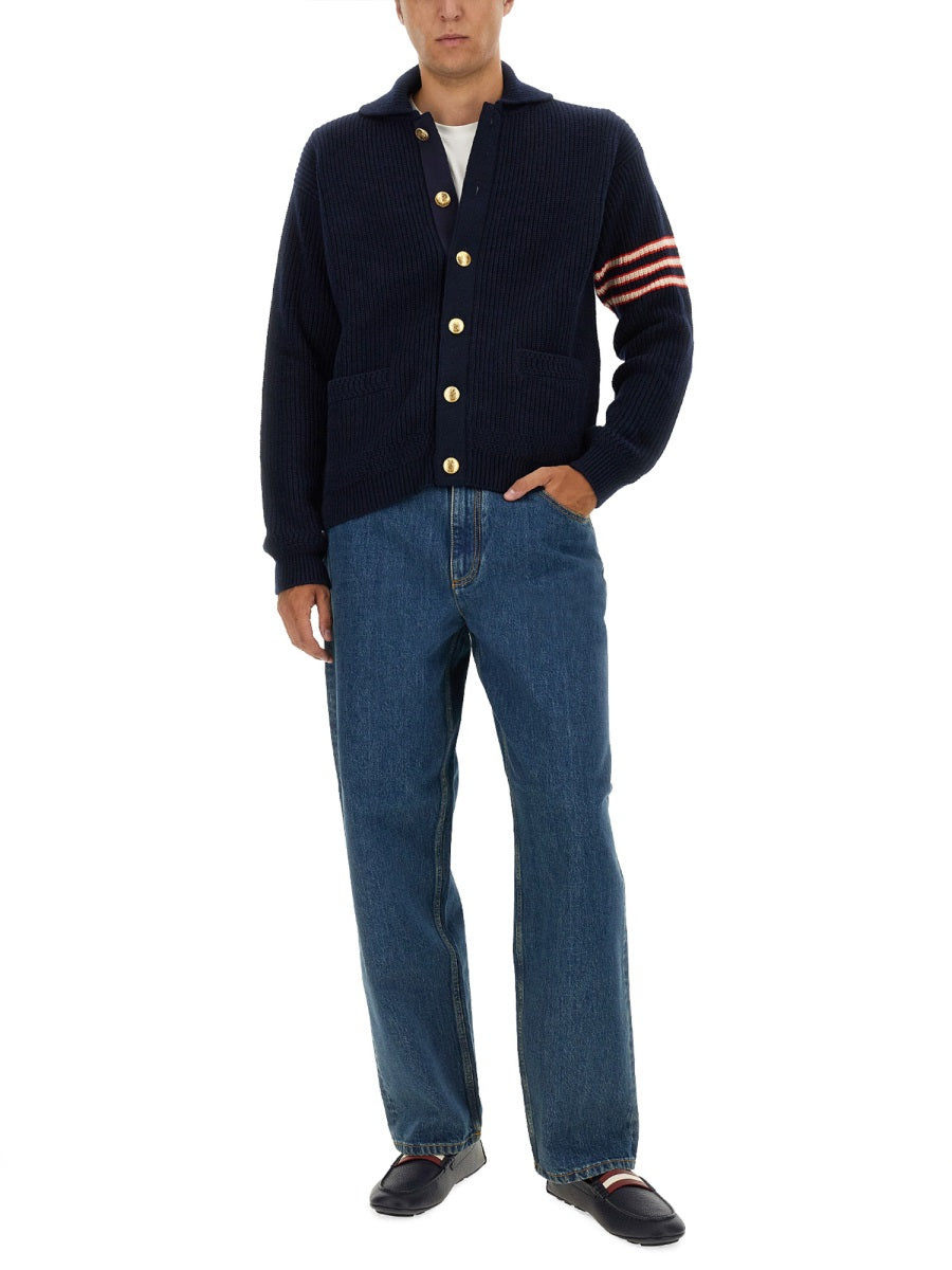 BALLY Men's Merino Wool Cardigan - Size 50