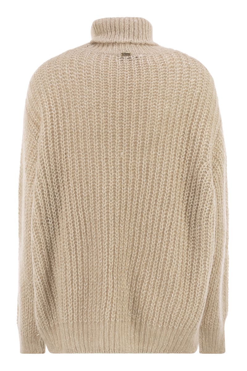 HERNO Luxurious Wool and Alpaca Turtleneck Jumper