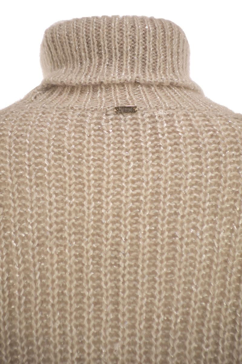 HERNO Luxurious Wool and Alpaca Turtleneck Jumper