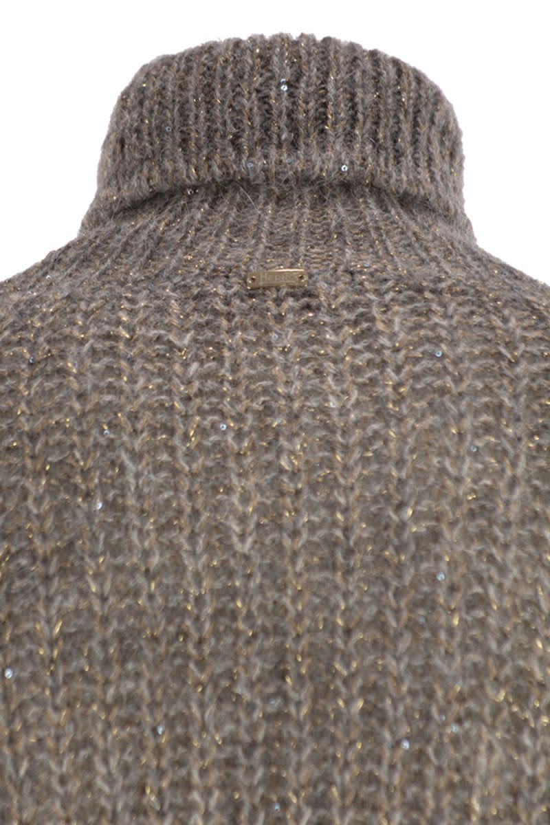 HERNO Wool and Alpaca Turtleneck Jumper