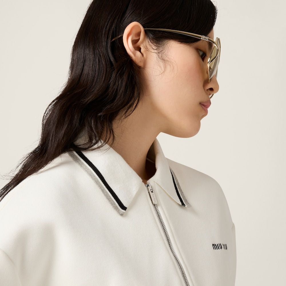 MIU MIU Stylish Cotton Jacket for Women - FW25 Collection