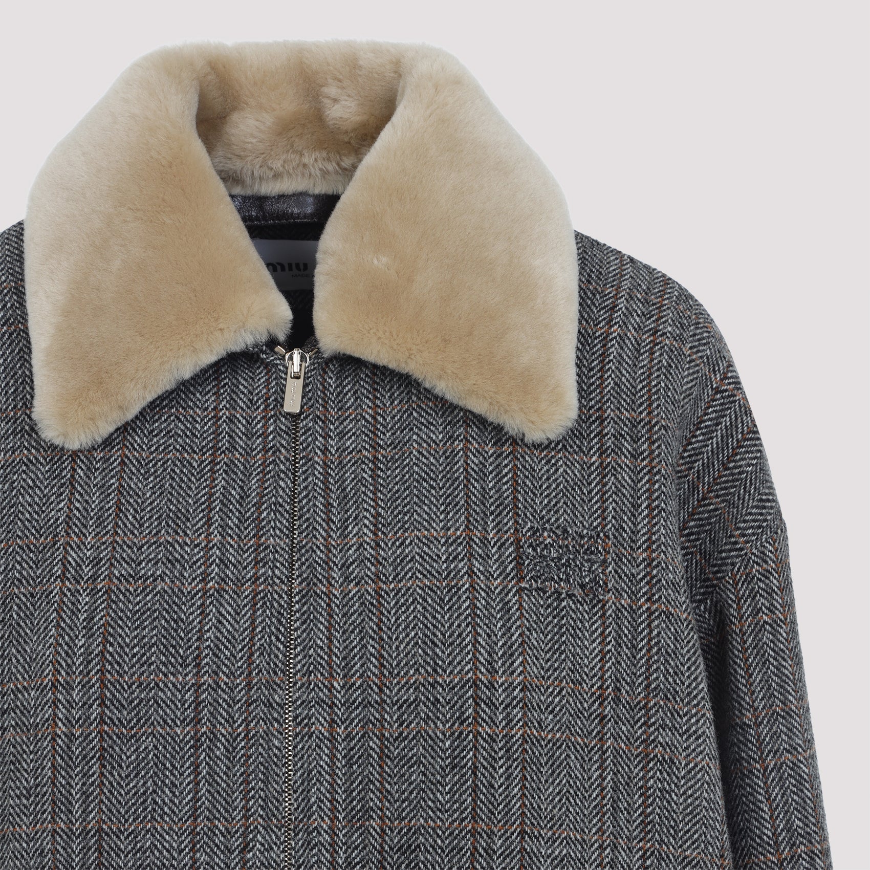 MIU MIU Wool Blouson Jacket for Women - FW25 Collection