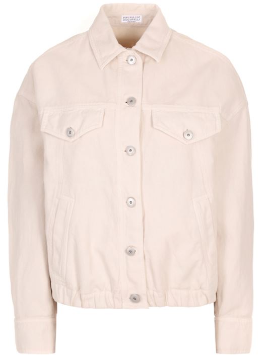 BRUNELLO CUCINELLI Cotton-Linen Blend Jacket for Women - SS25